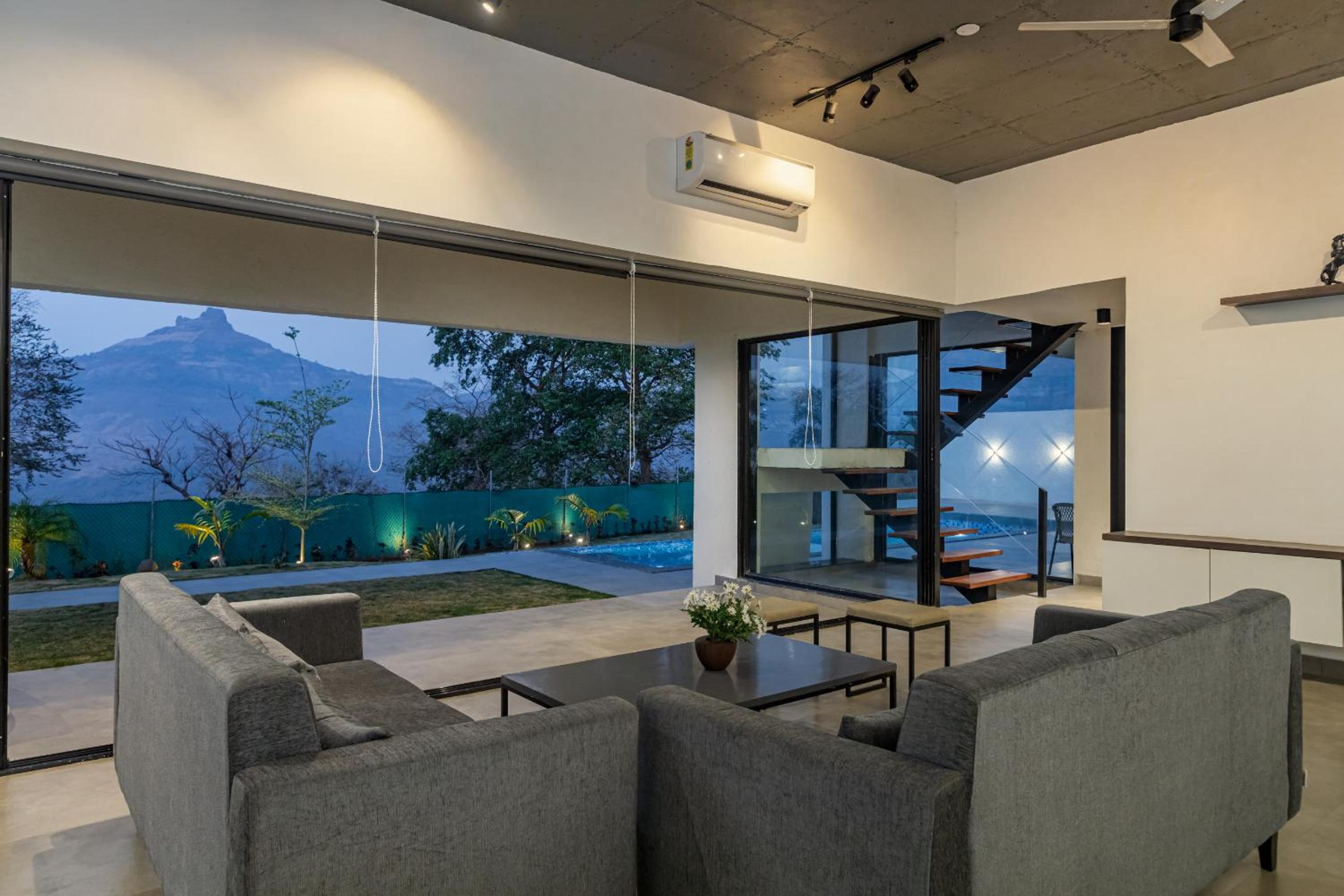 SaffronStays Stargazer, Karjat - luxury pool villa with lake view view 4