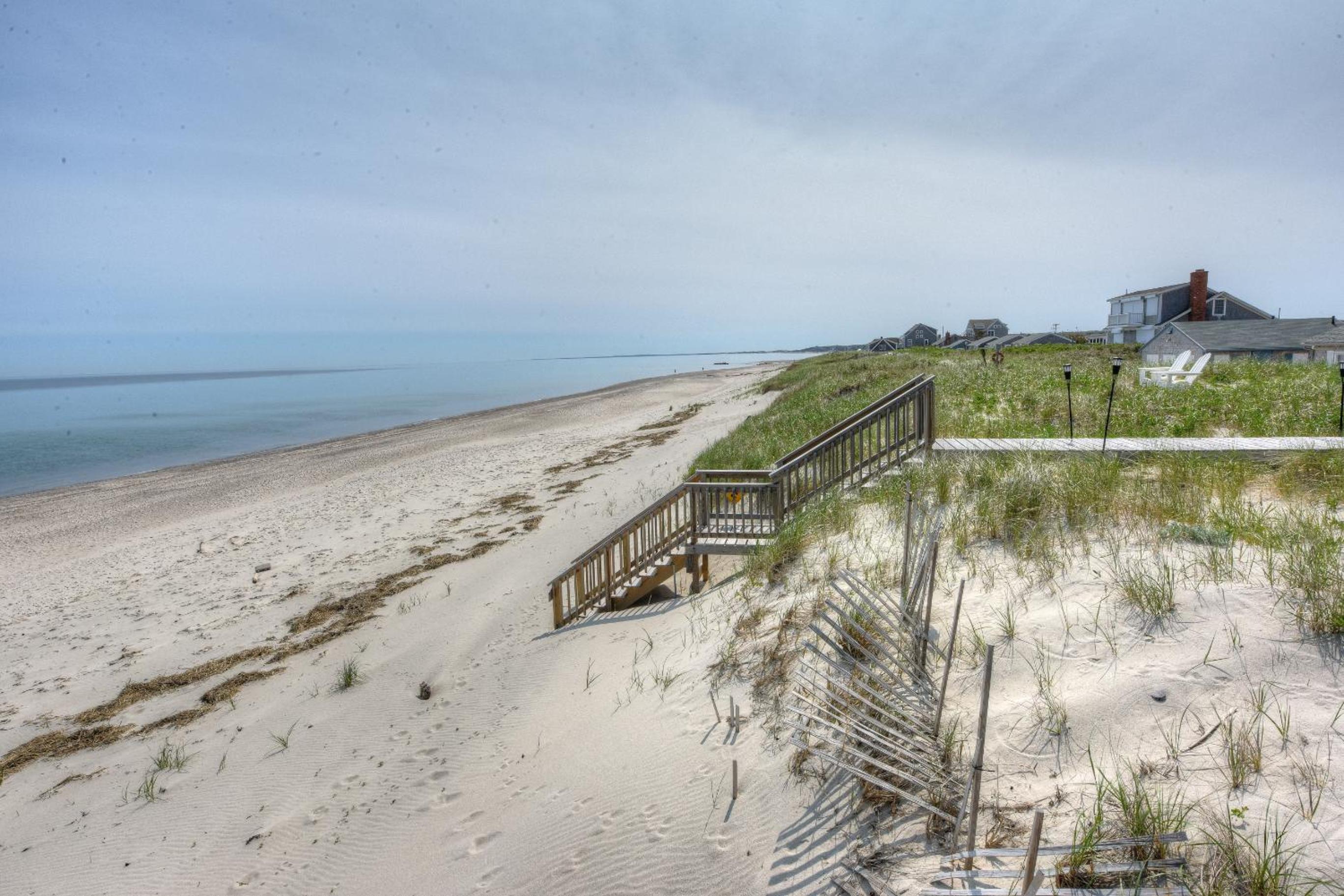 Sunrise Surf: Oceanfront Cape Cod Home view 3