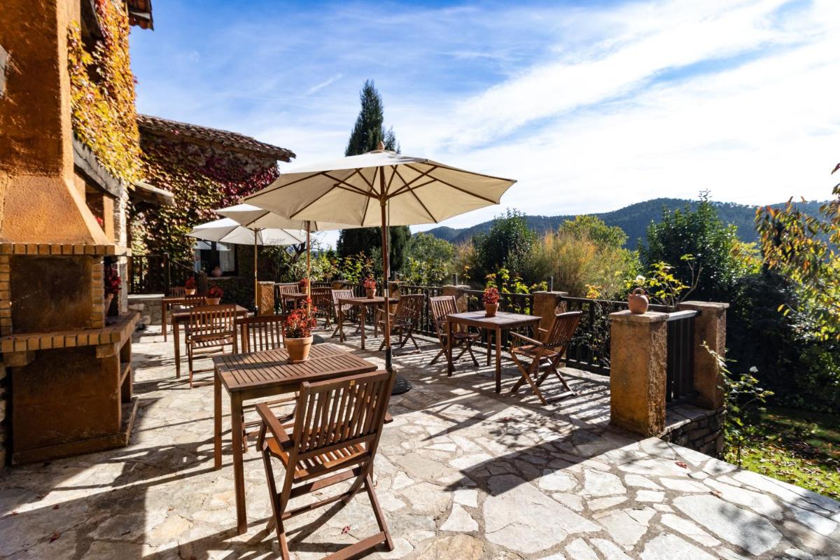 outdoor BBQ area