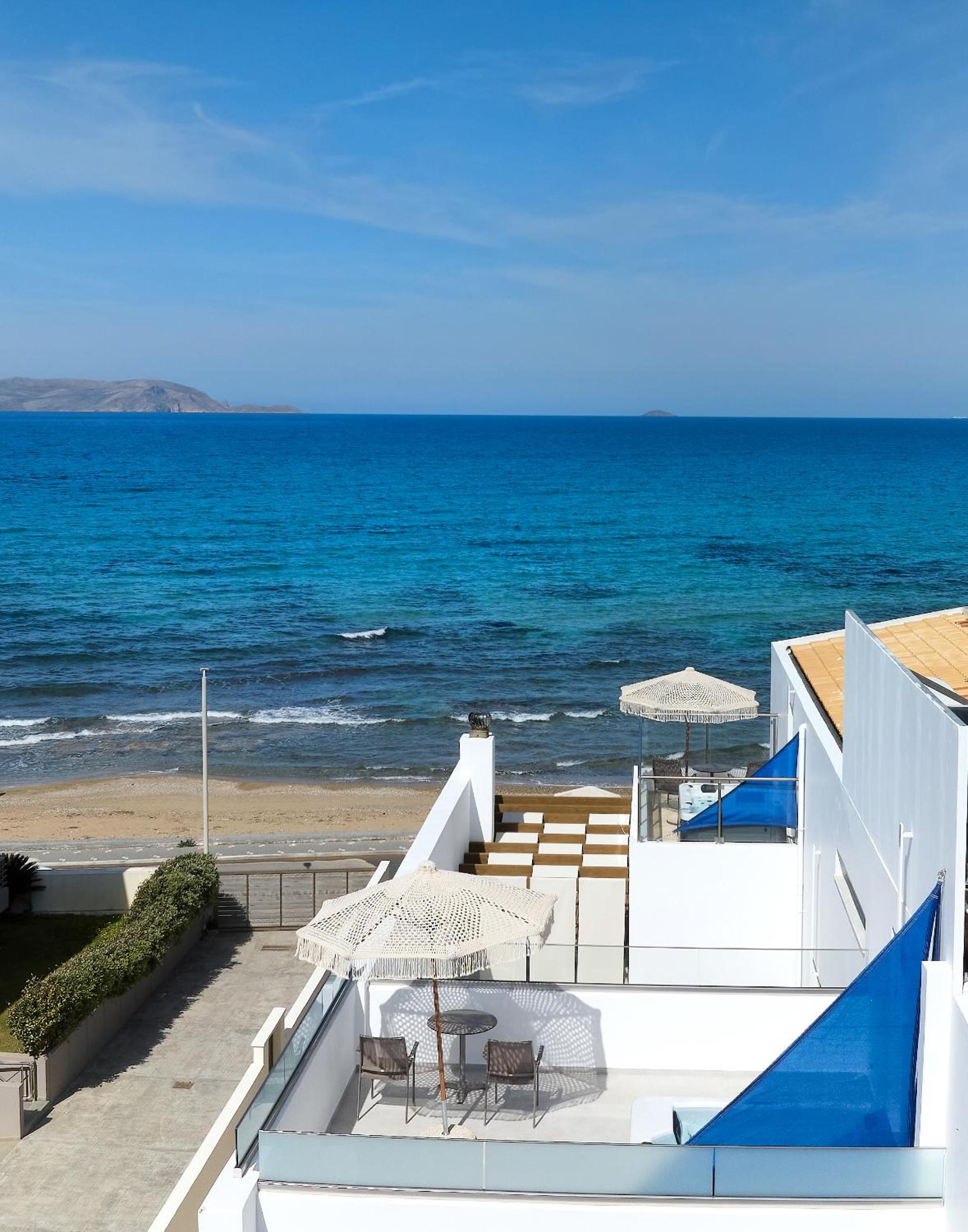 Rodo Seafront Villa with Heated private pool and jacuzzis by Volta Suites and Villas