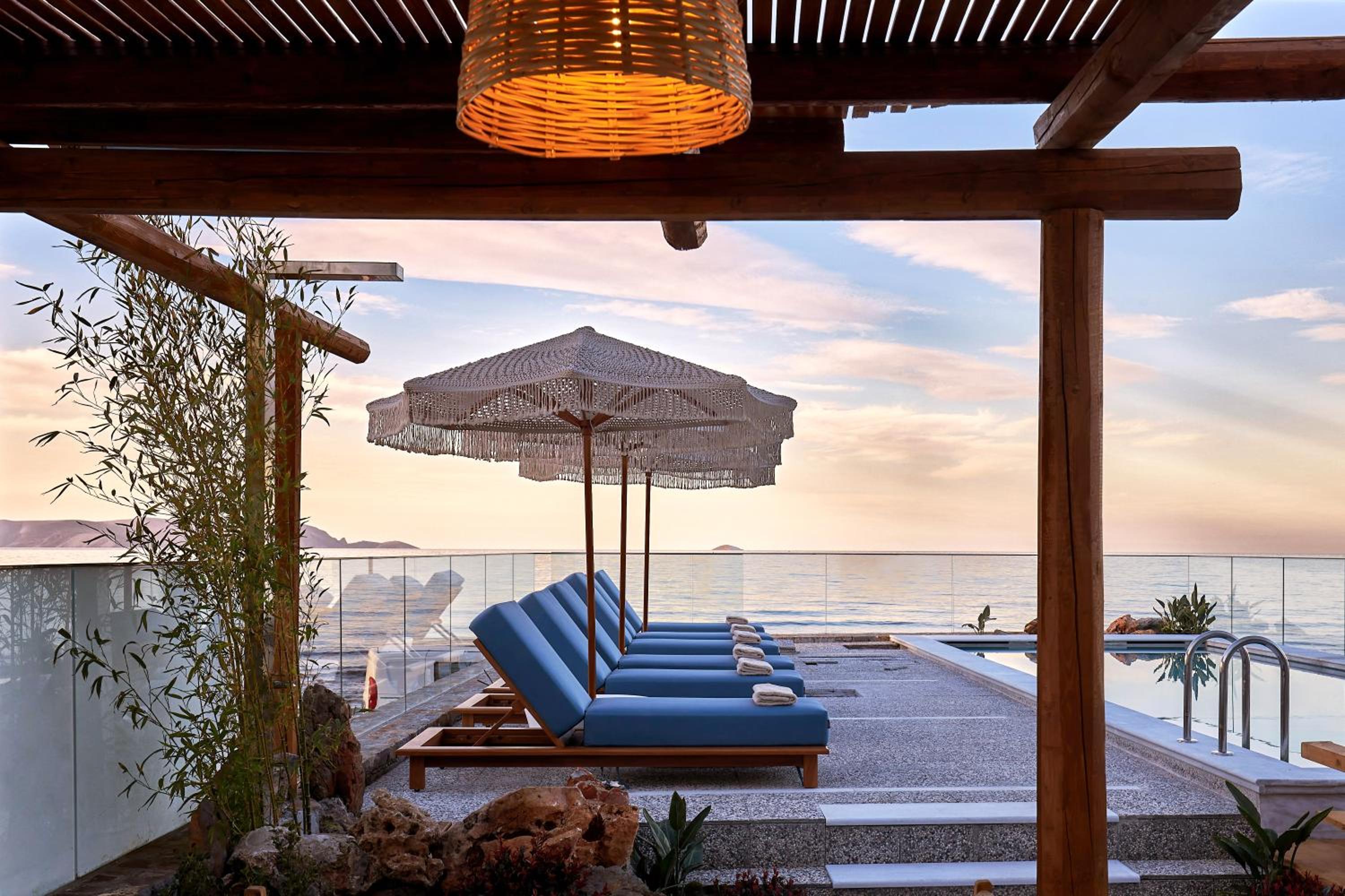 Rodo Seafront Villa with Heated private pool and jacuzzis by Volta Suites and Villas