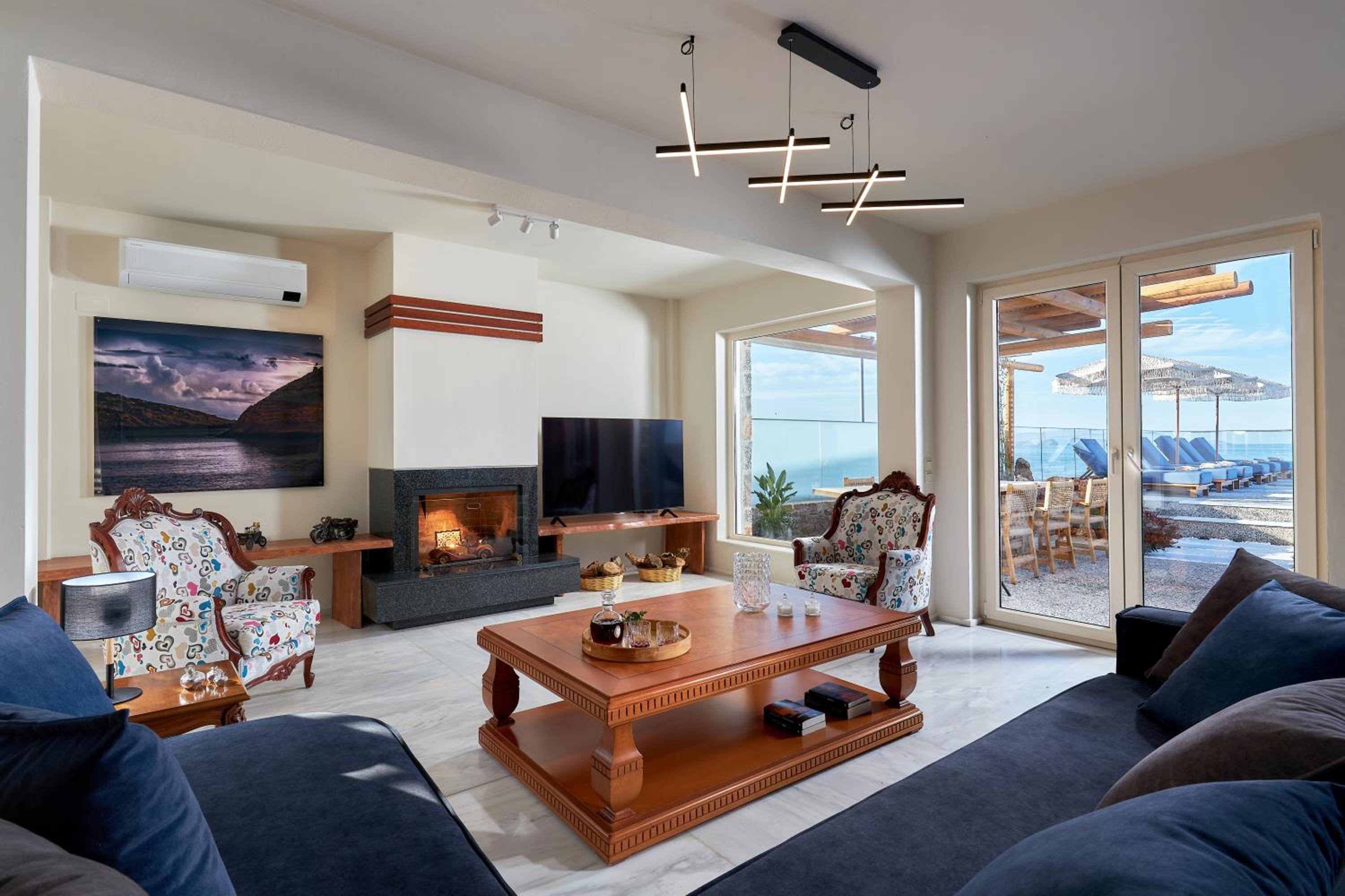 Rodo Seafront Villa with Heated private pool and jacuzzis by Volta Suites and Villas