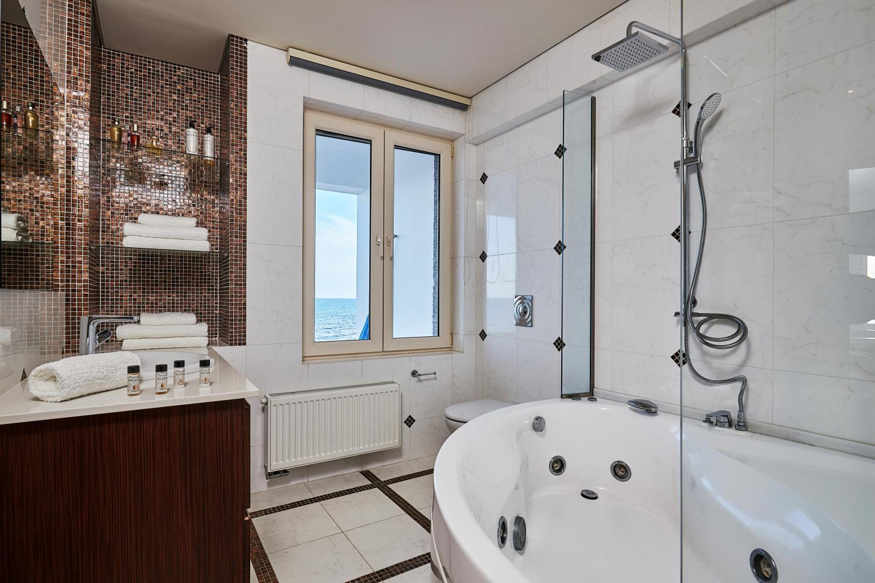 Rodo Seafront Villa with Heated private pool and jacuzzis by Volta Suites and Villas