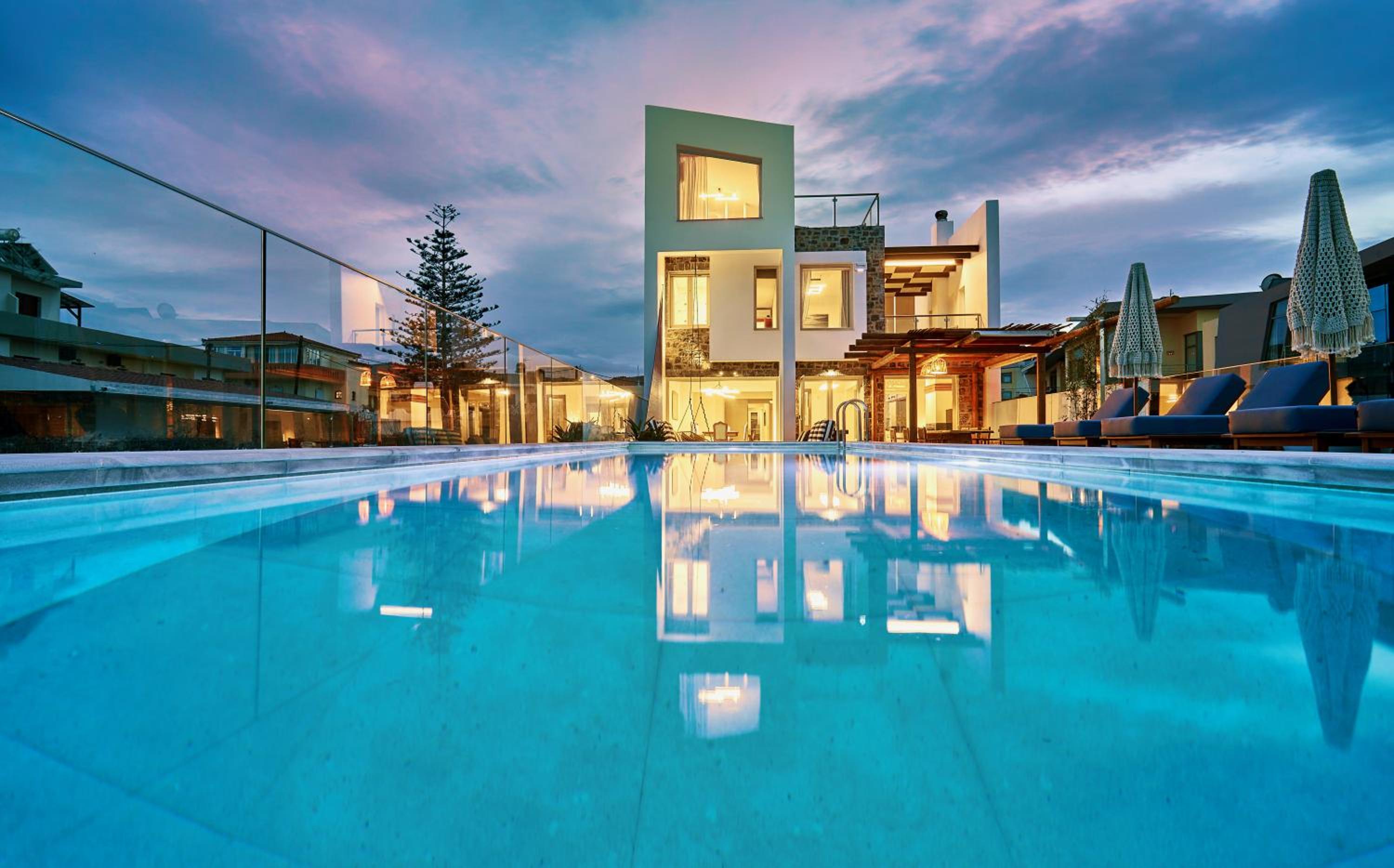 Rodo Seafront Villa with Heated private pool and jacuzzis by Volta Suites and Villas