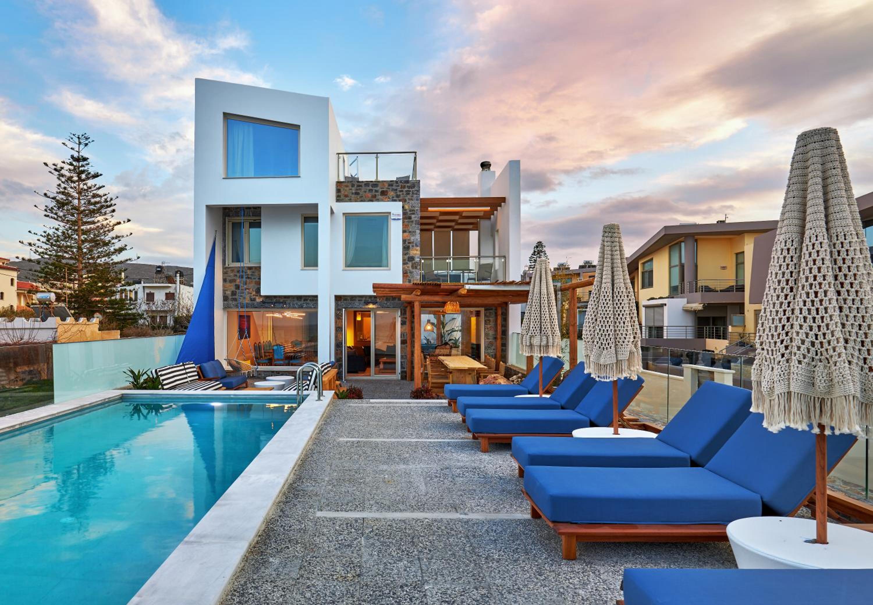 Rodo Seafront Villa with Heated private pool and jacuzzis by Volta Suites and Villas