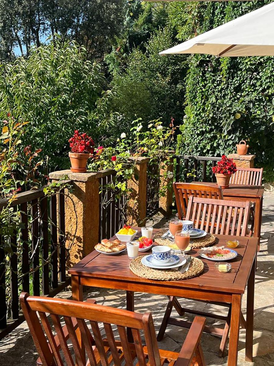 outdoor BBQ area