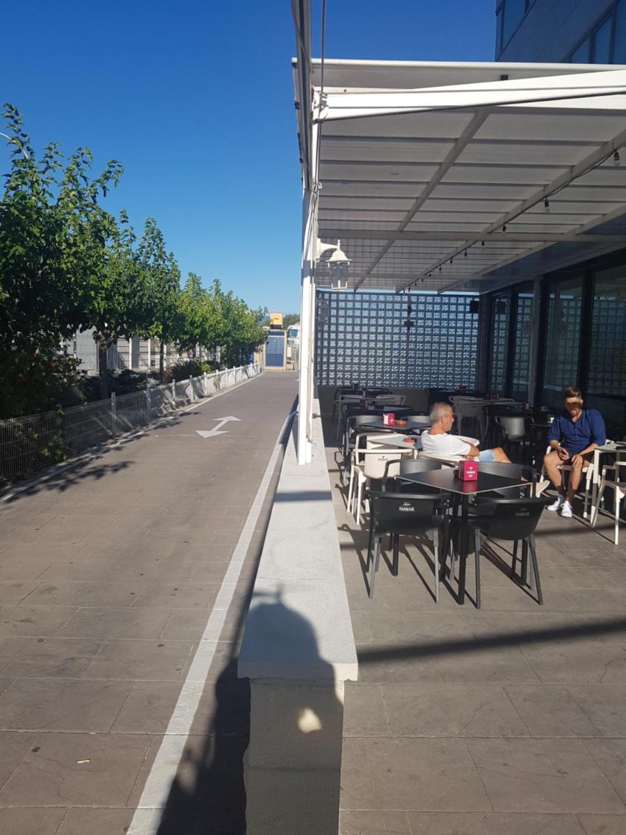 outdoor BBQ area