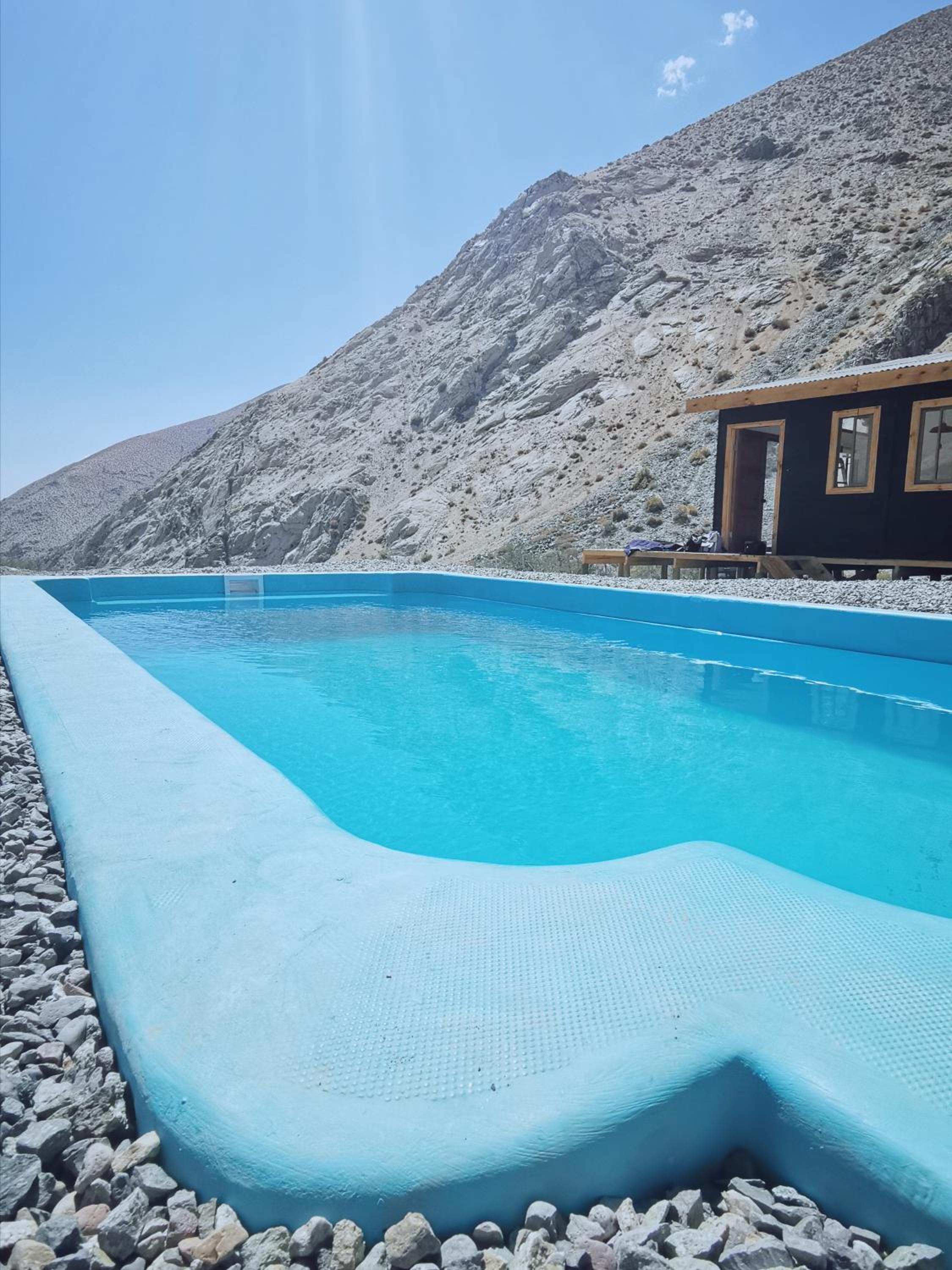 Cabaña Alma de Montaña, piscina privada