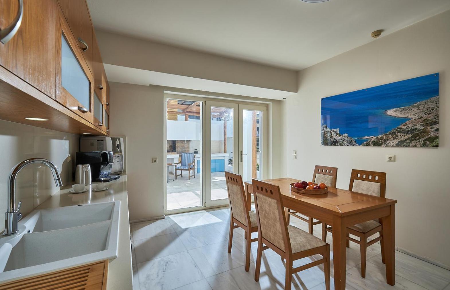Rodo Seafront Villa with Heated private pool and jacuzzis by Volta Suites and Villas
