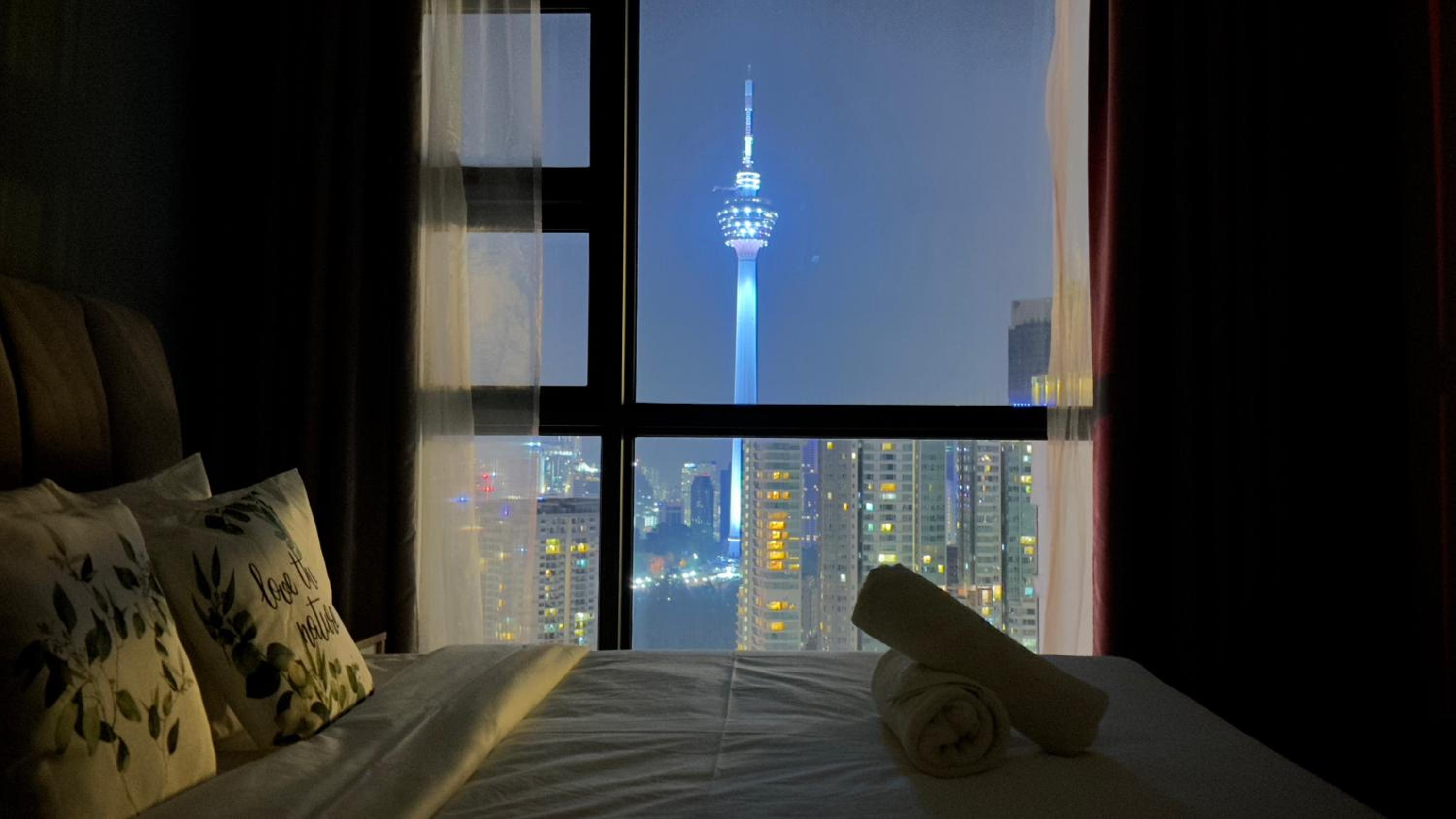 Skyline view in Bukit Bintang The Robertson 42f