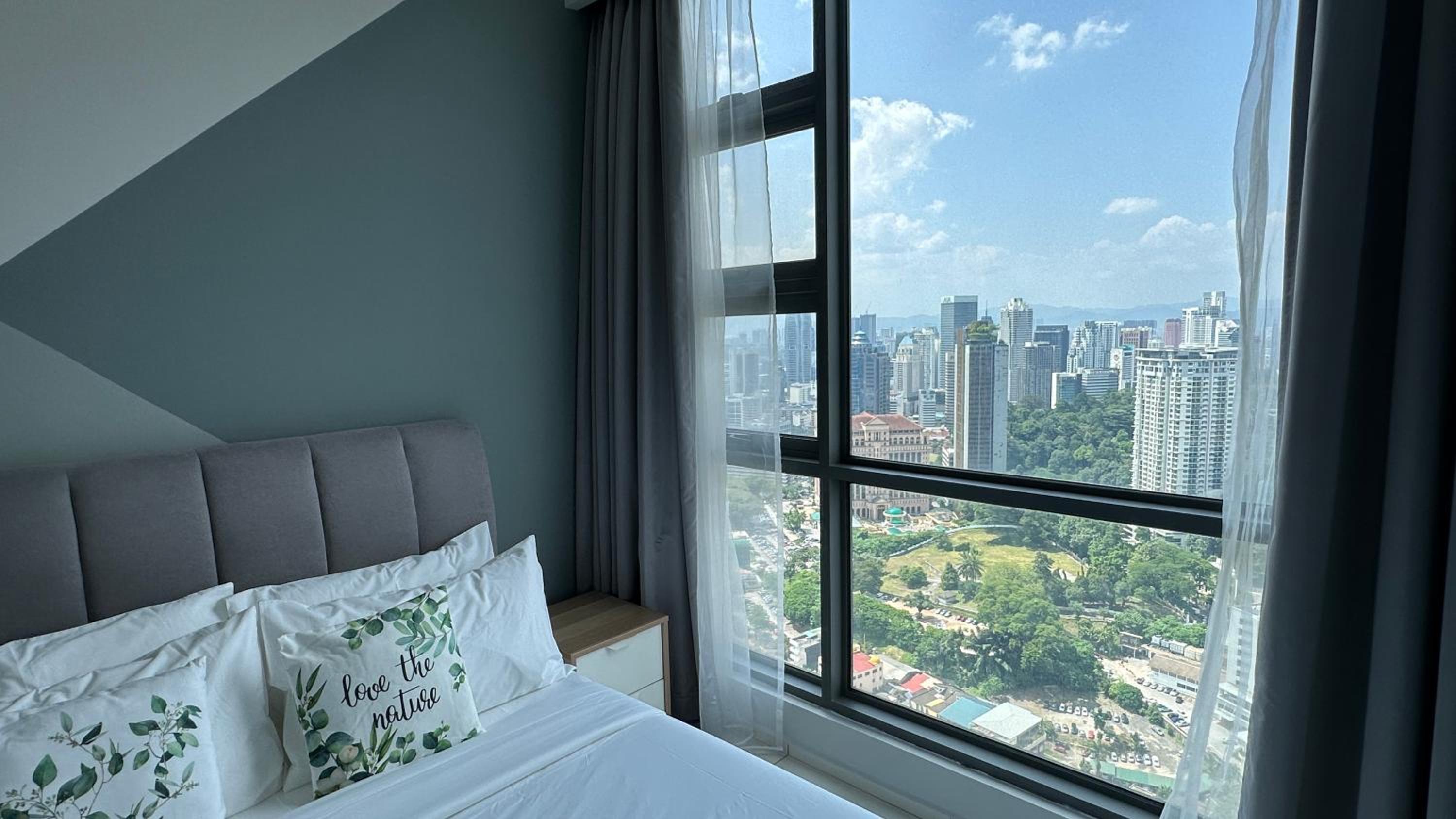 Skyline view in Bukit Bintang The Robertson 42f