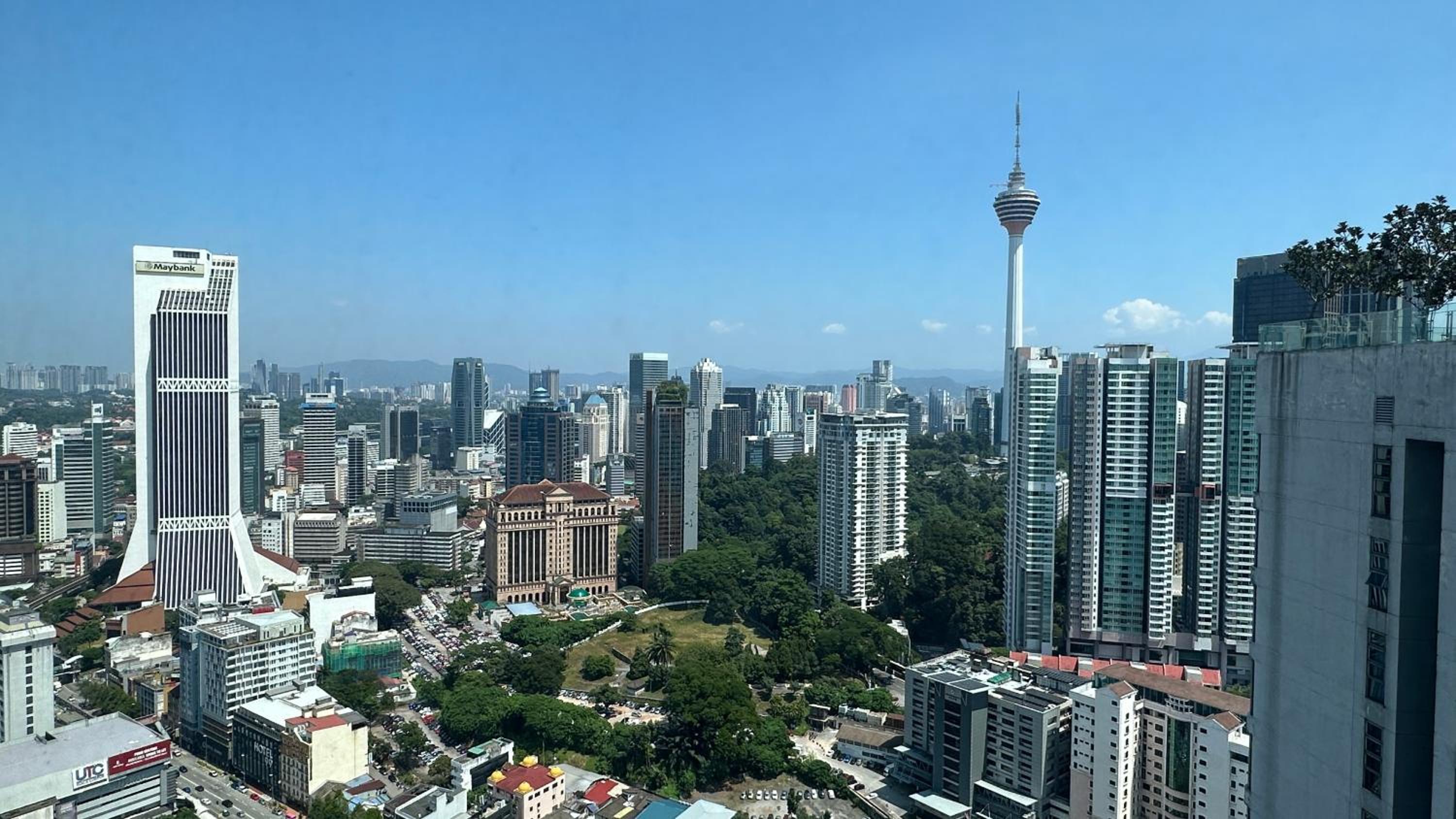 Skyline view in Bukit Bintang The Robertson 42f