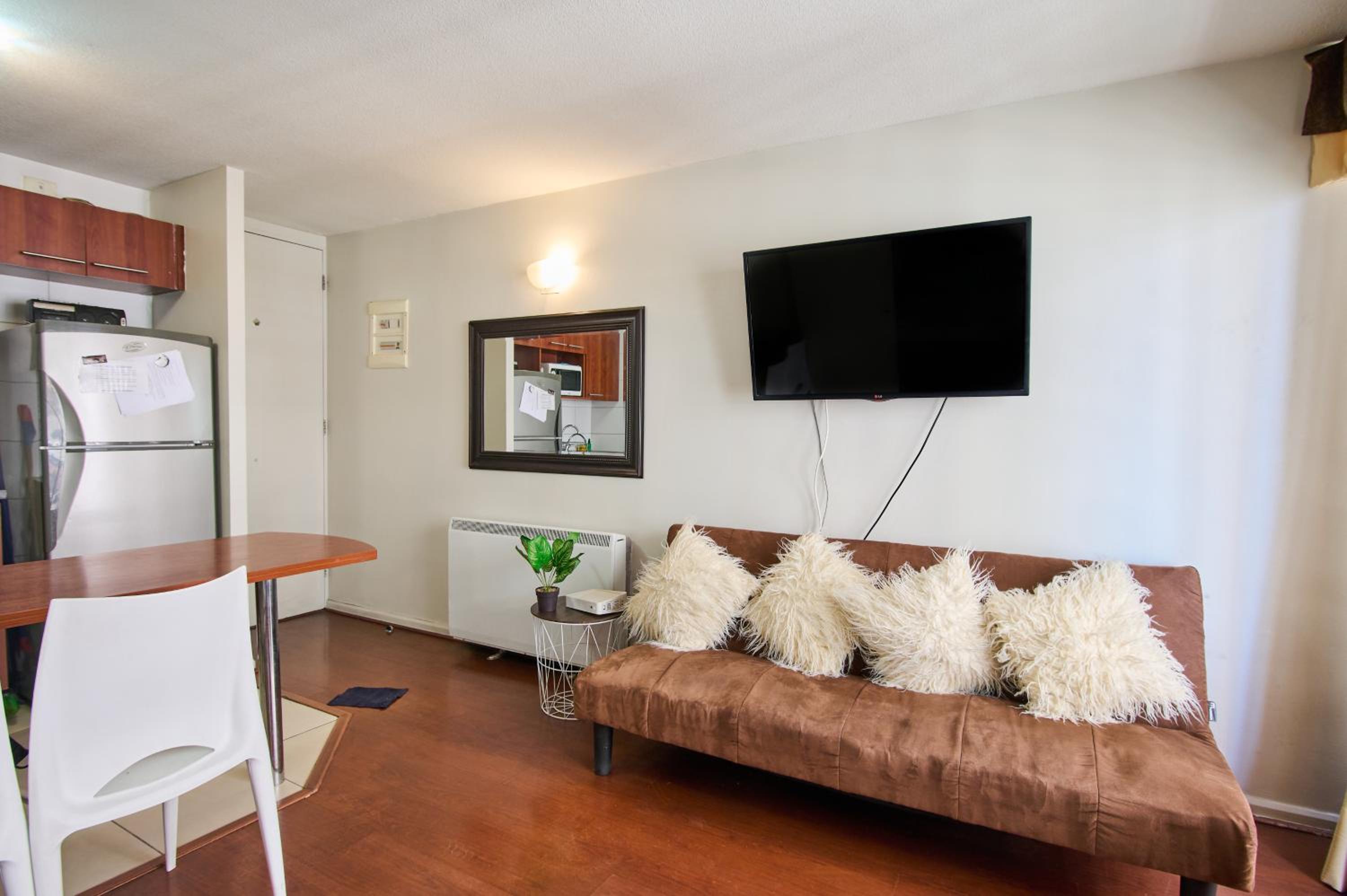 Espectacular departamento en Santiago, con aire Acondicionado y parking