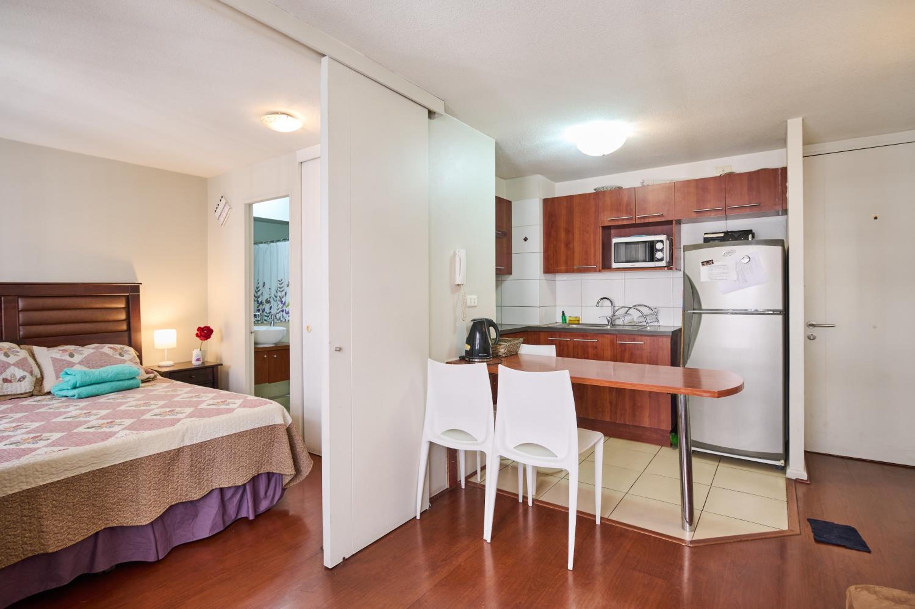 Espectacular departamento en Santiago, con aire Acondicionado y parking