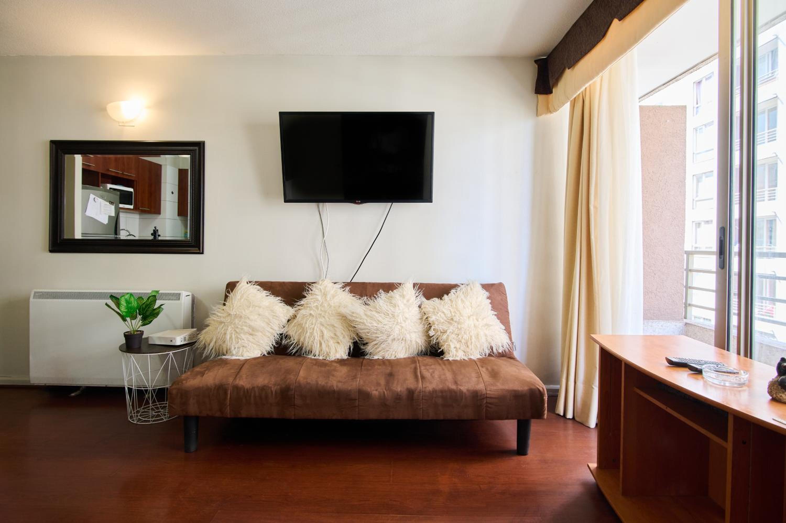 Espectacular departamento en Santiago, con aire Acondicionado y parking