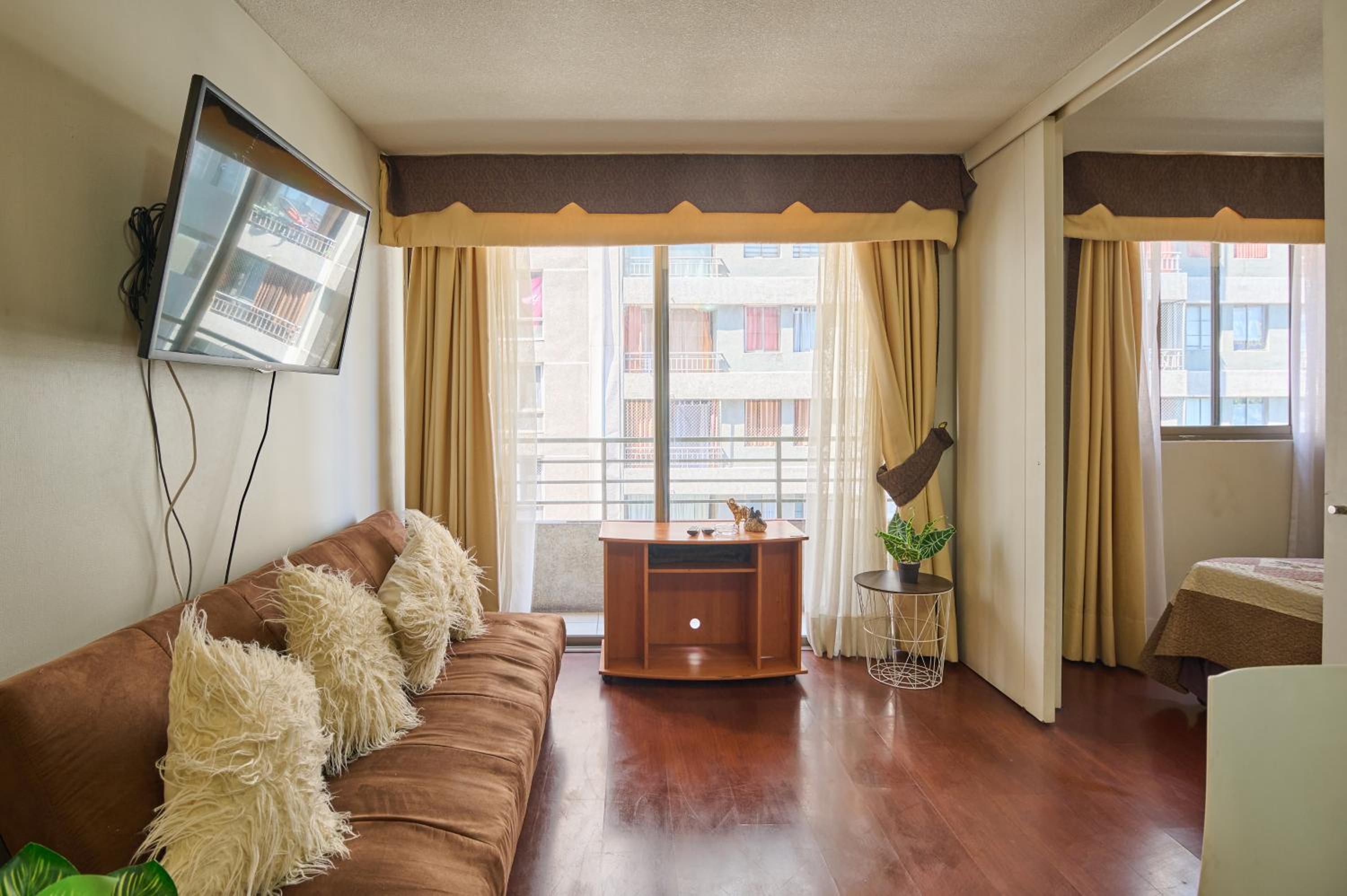 Espectacular departamento en Santiago, con aire Acondicionado y parking