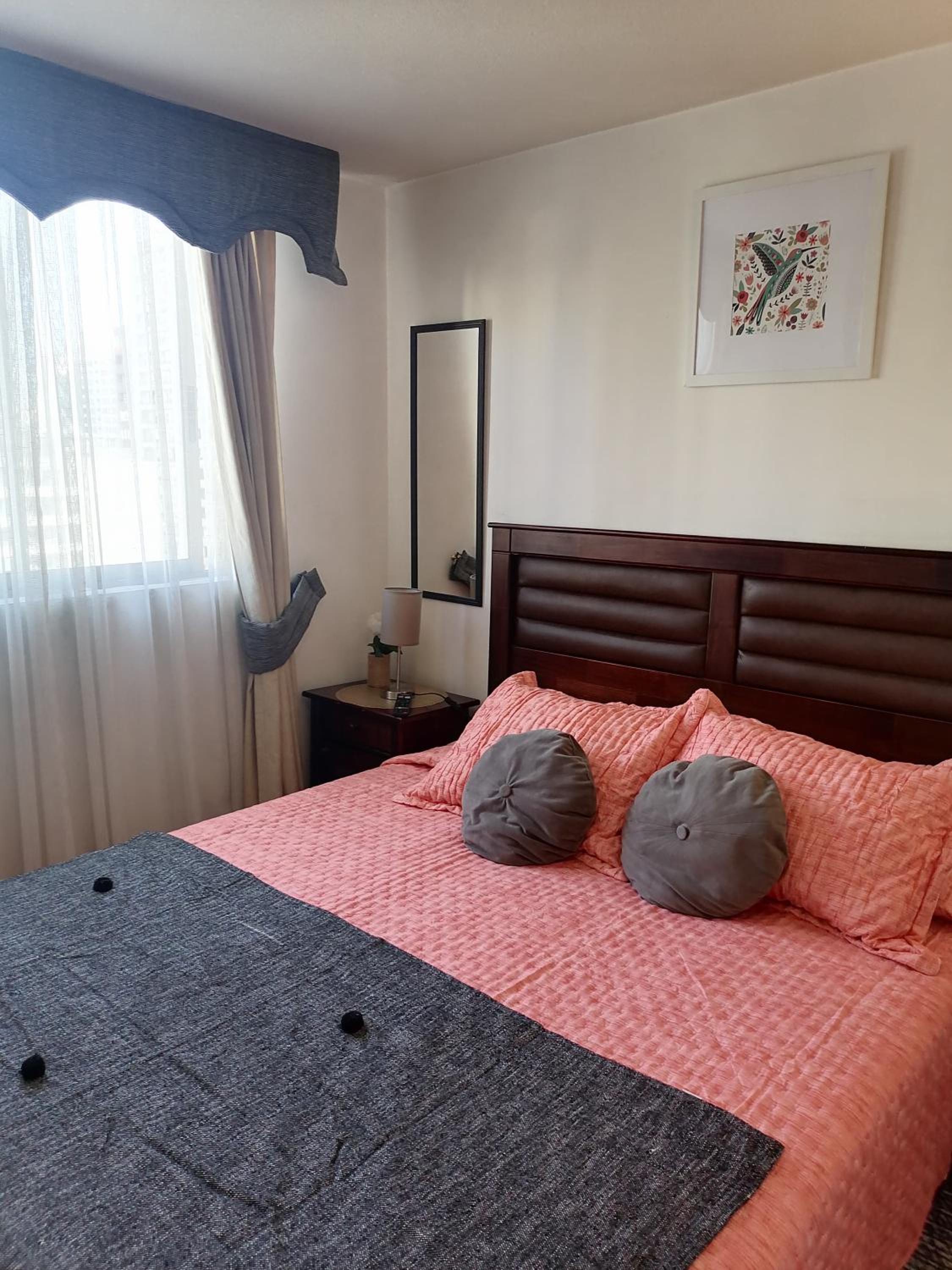 Espectacular departamento en Santiago, con aire Acondicionado y parking