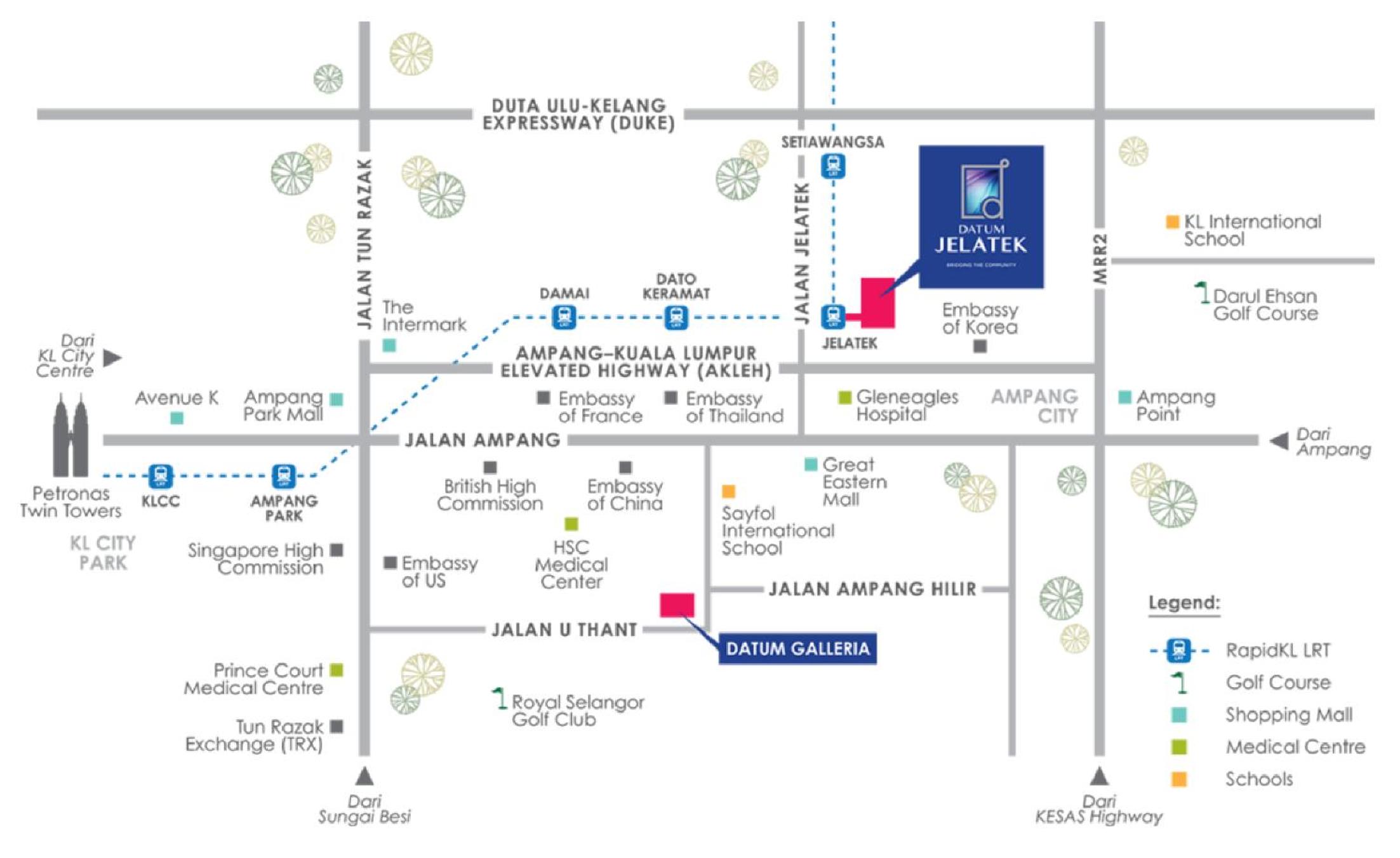 Datum Jelatek Sky Residence KLCC, Five Senses