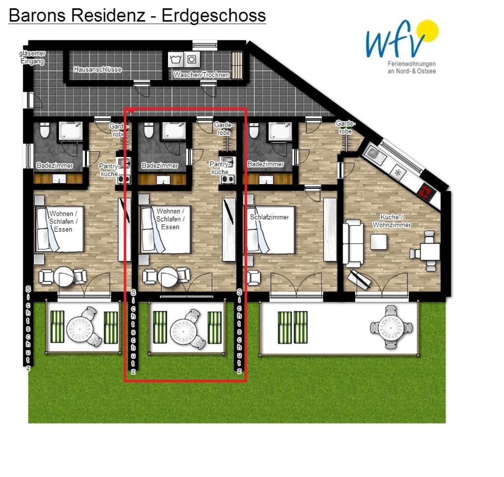 Barons Residenz Ferienwohnung 2
