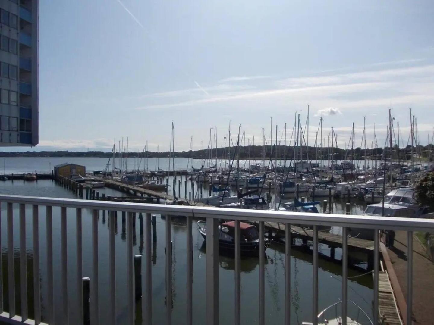 Ferienwohnung Viking View in Schleswigs Wikingerturm mit Blick auf die Schlei