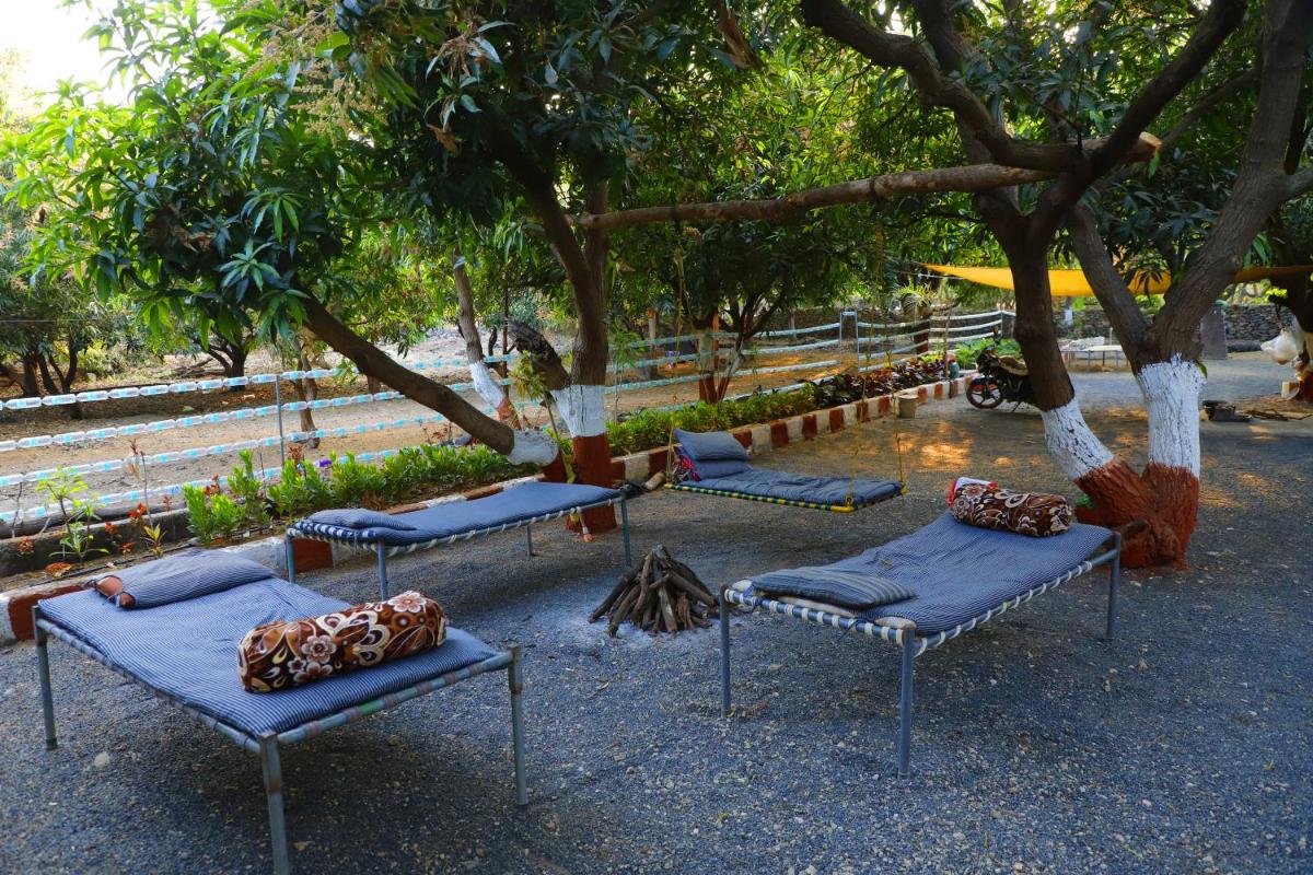 outdoor BBQ area