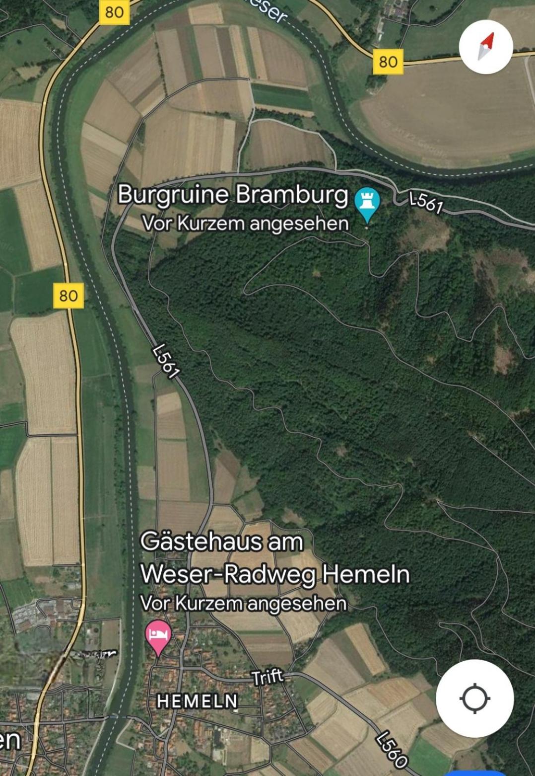 Gästehaus am Weser-Radweg