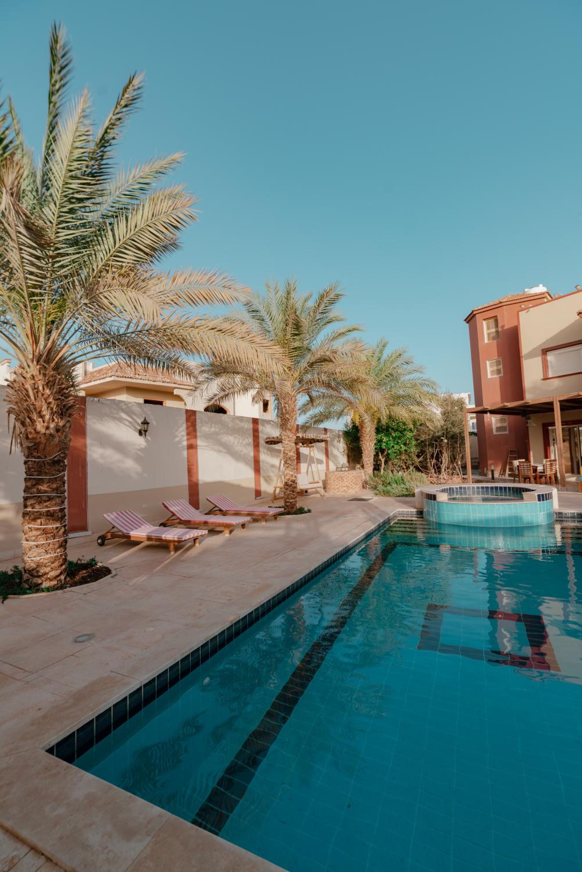 Luxury private villa with pool