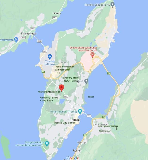 Leilighet sentralt i Tromsø