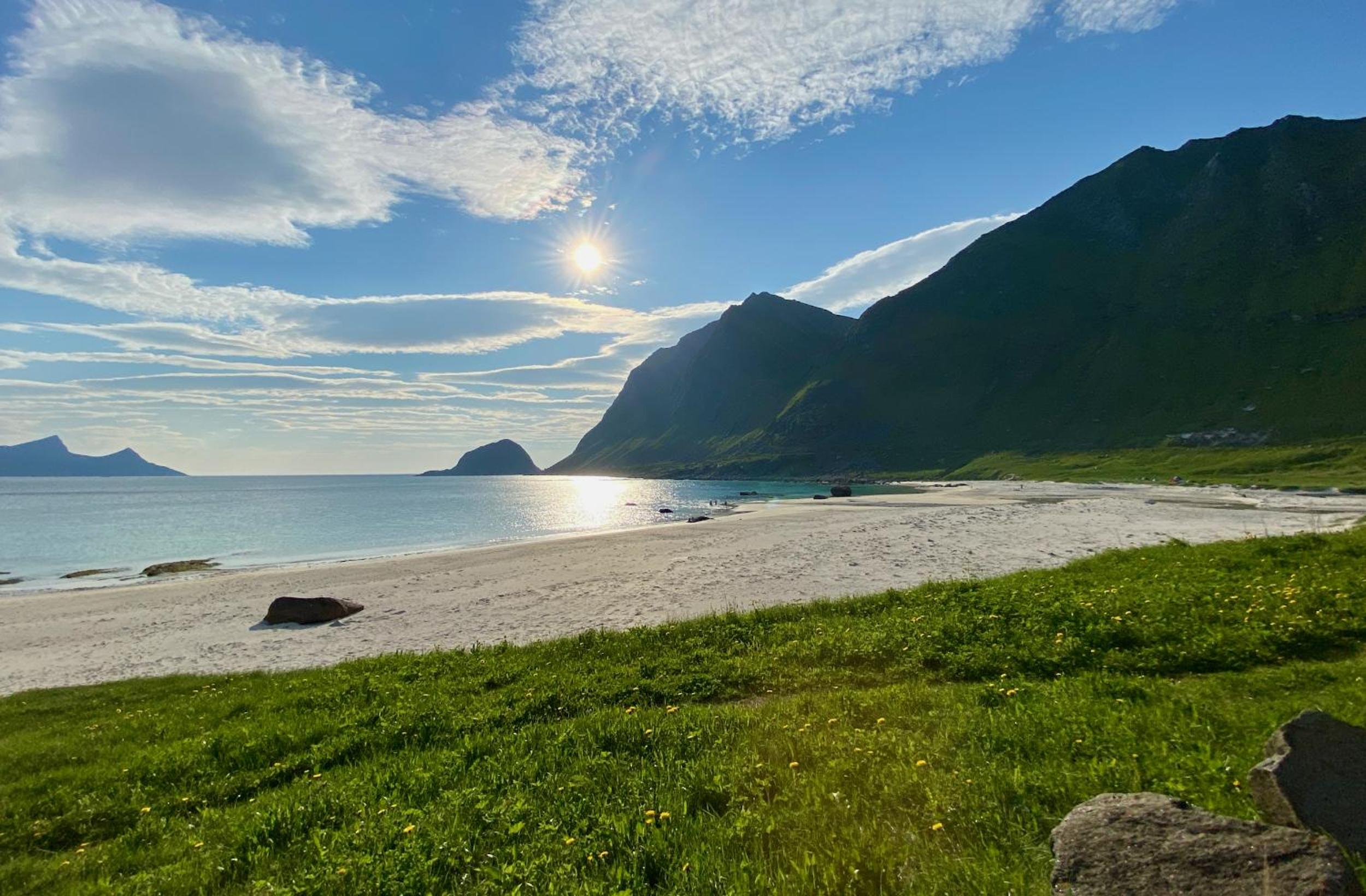 Haukland Camp Cabin view 2