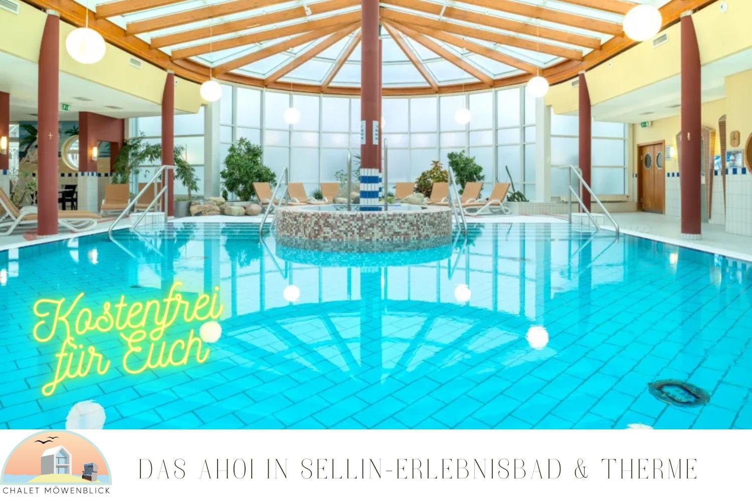 Chalet Möwenblick Rügen mit Meerblick, Sauna und Kamin