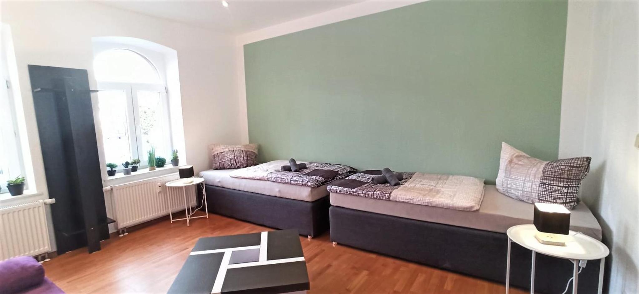 Apartment für bis zu 6 Personen mit Balkon