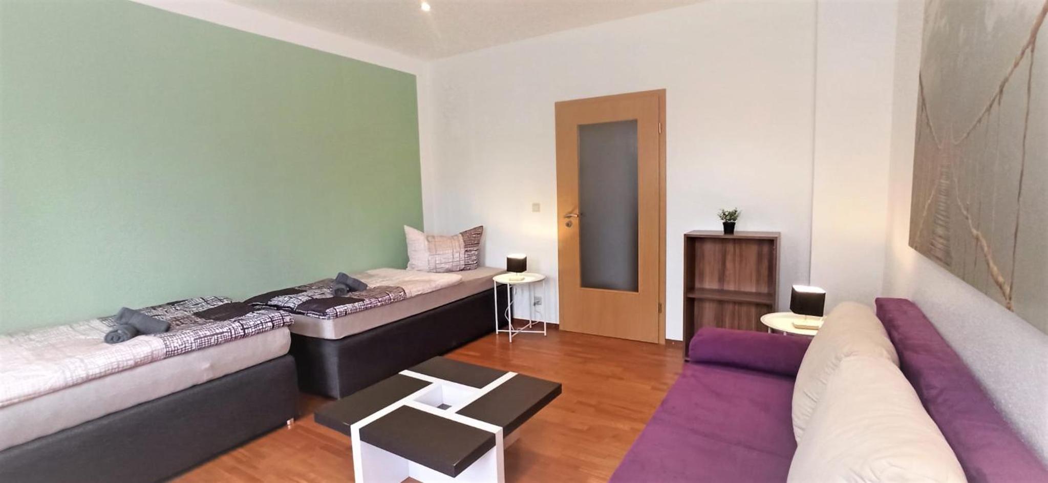 Apartment für bis zu 6 Personen mit Balkon