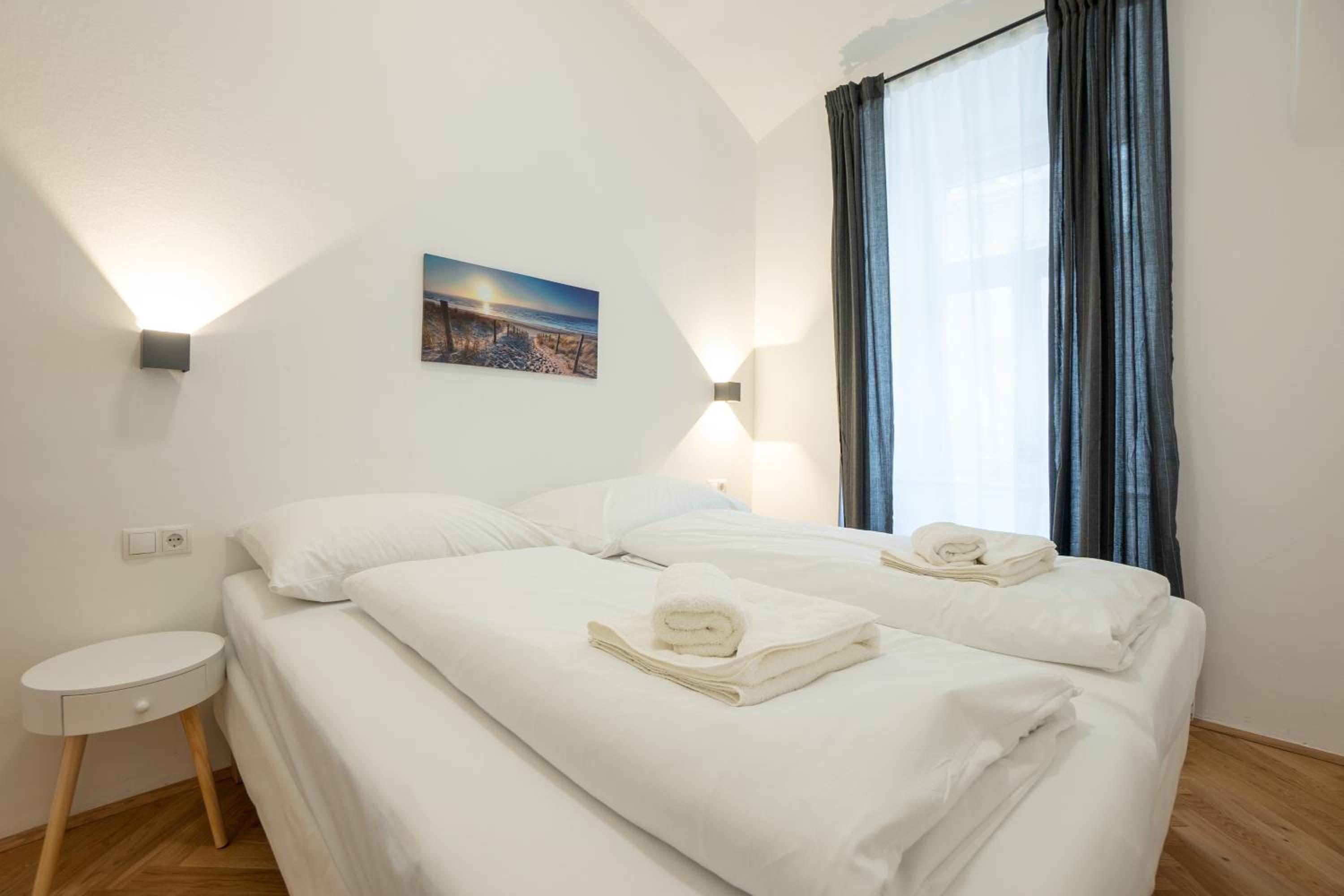 Modern hotel-styled apartment in the second district of Vienna.