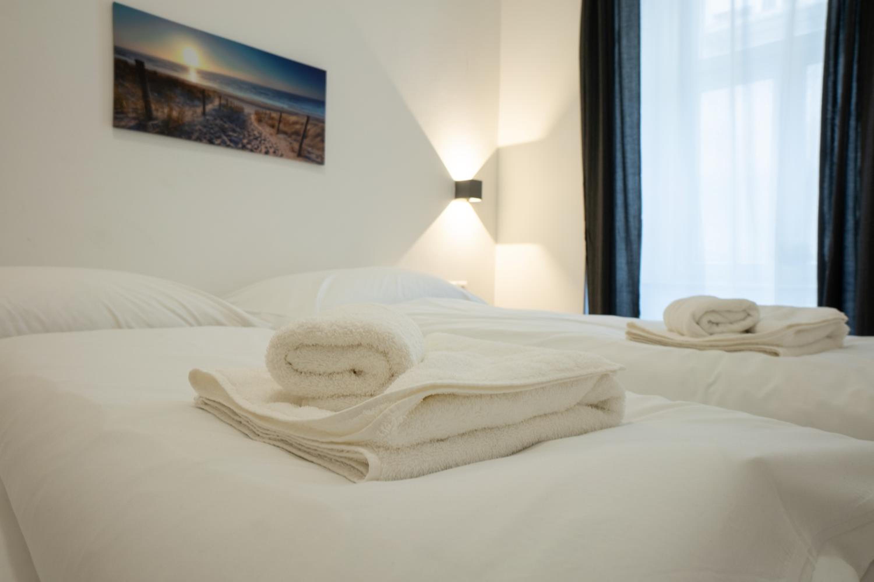 Modern hotel-styled apartment in the second district of Vienna.