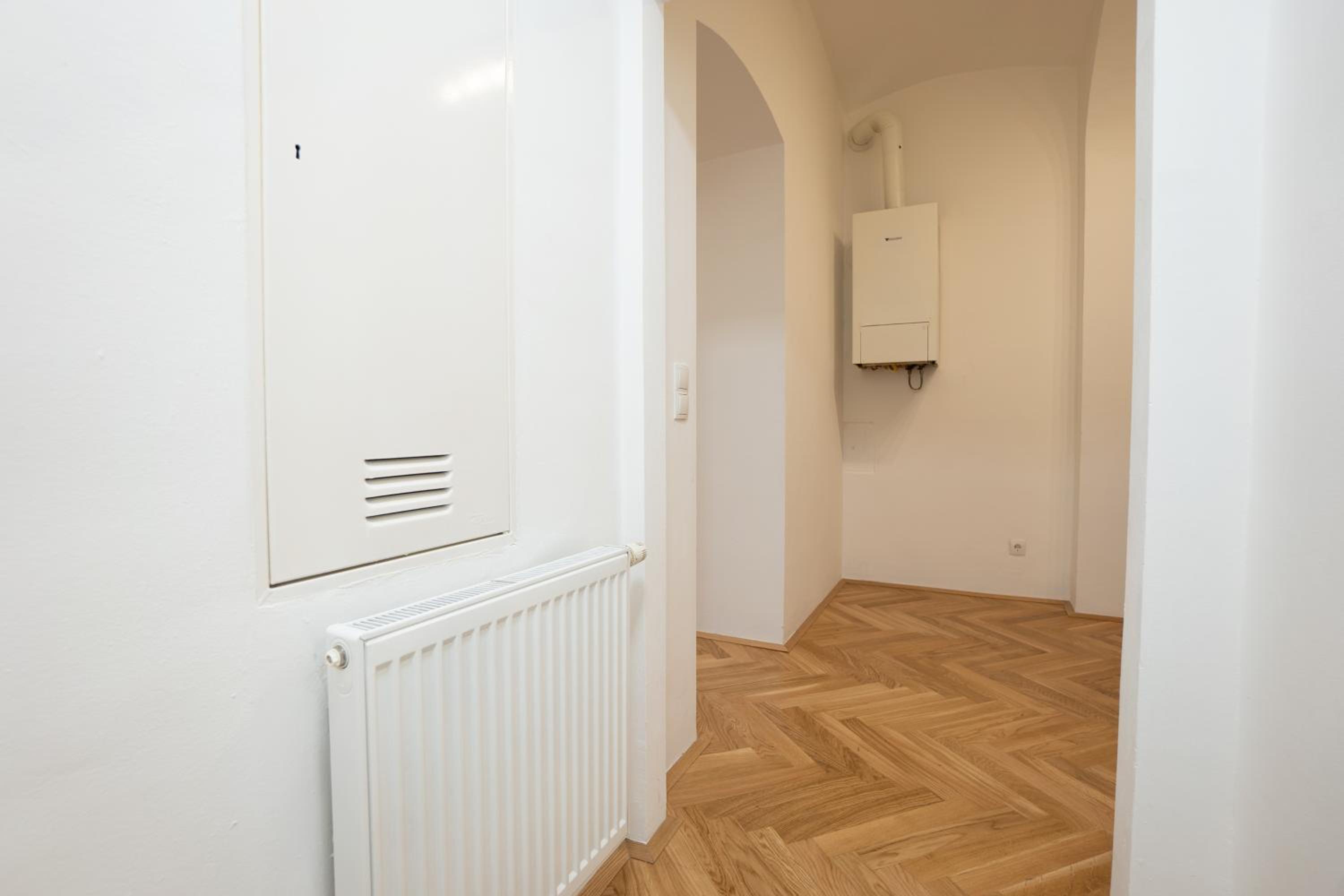 Modern hotel-styled apartment in the second district of Vienna.