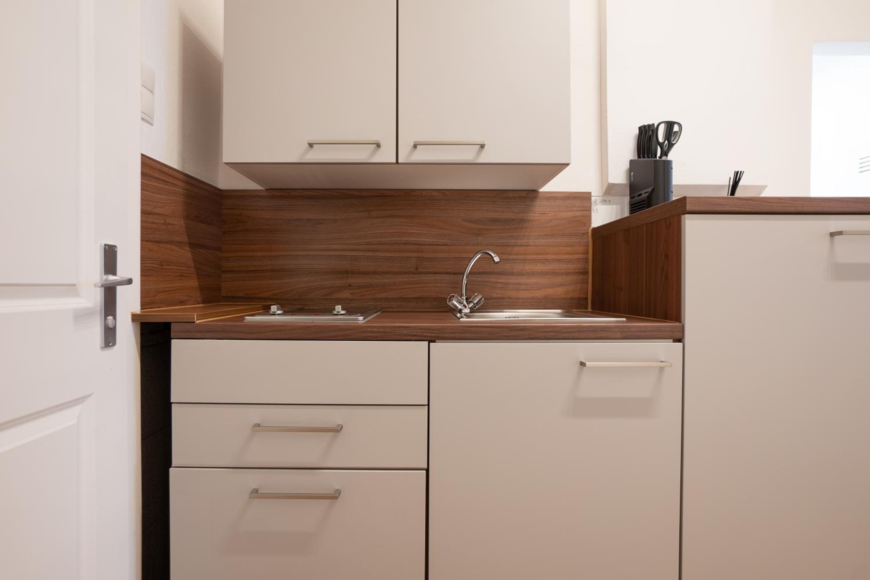 Modern hotel-styled apartment in the second district of Vienna.