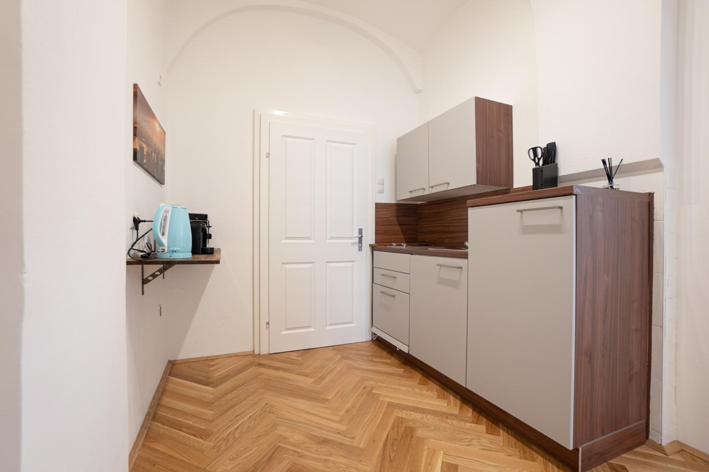 Modern hotel-styled apartment in the second district of Vienna.