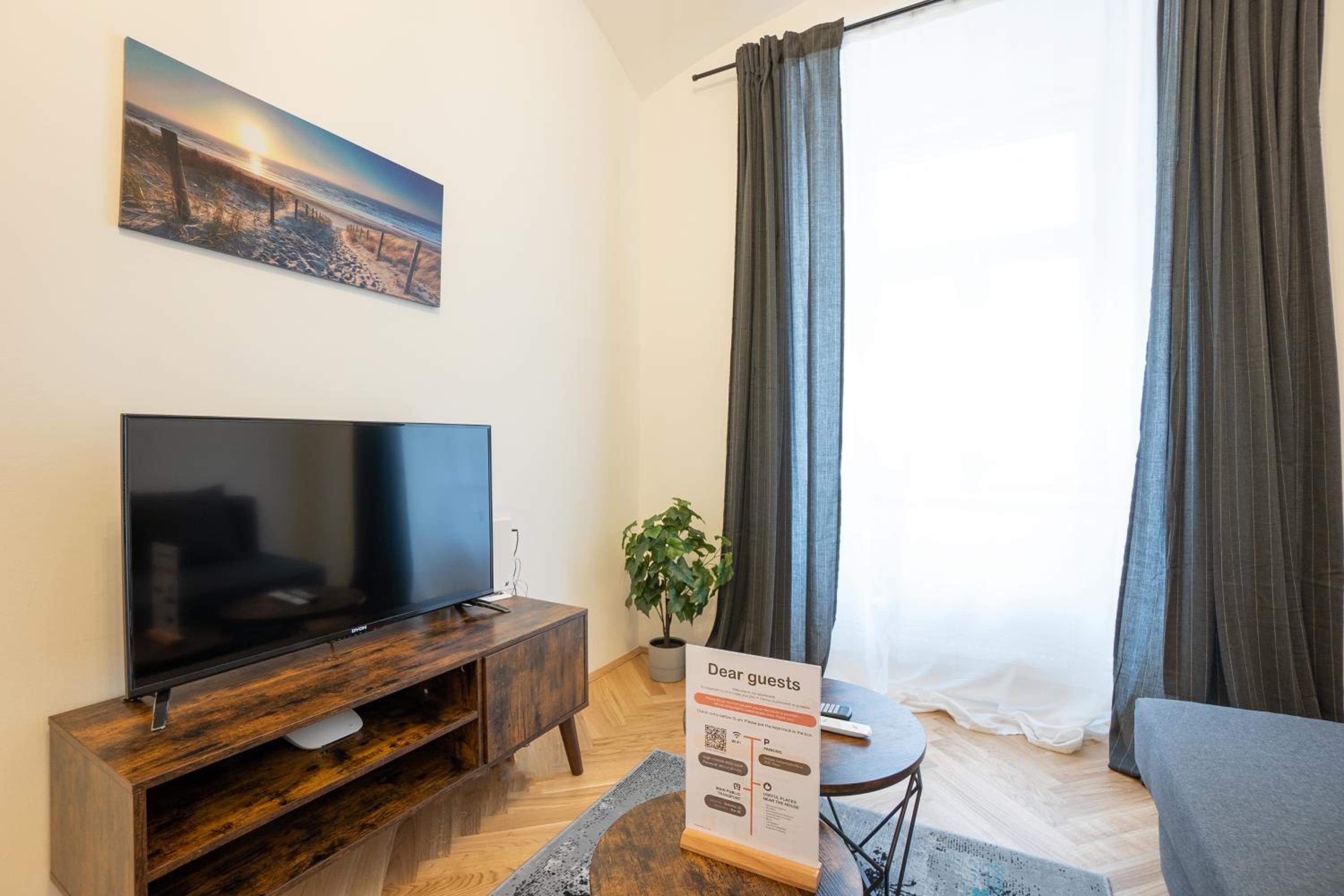 Modern hotel-styled apartment in the second district of Vienna.