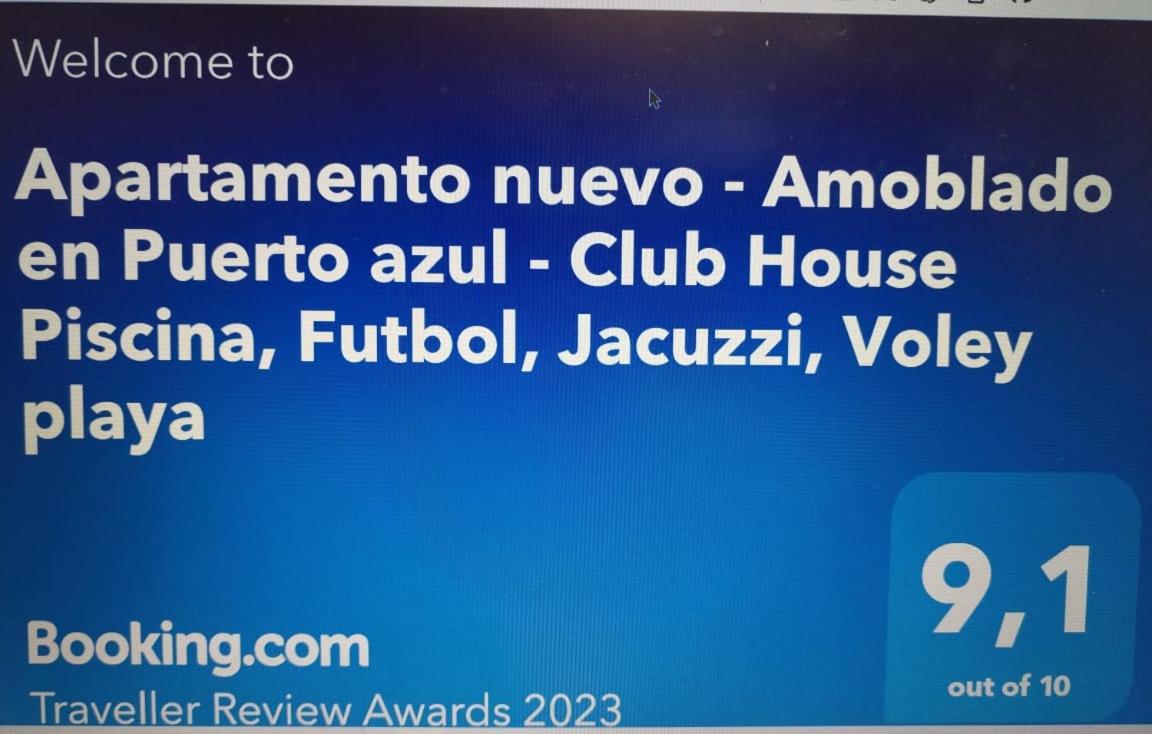Apartamento nuevo - Amoblado en Puerto azul - Club House Piscina, Futbol, Jacuzzi, Voley playa