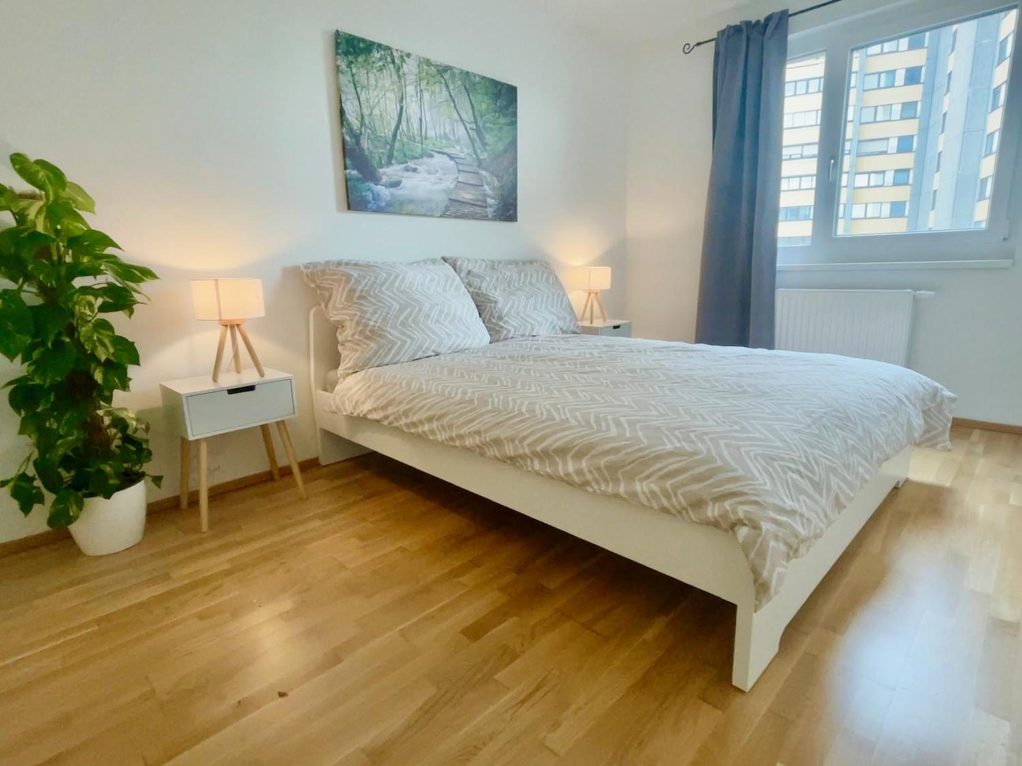 Central 55m2 Flat With Balcony & Parking