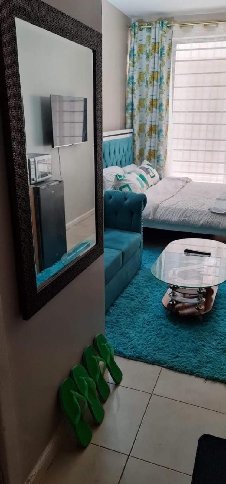 cozy studio apartment with pool view 3