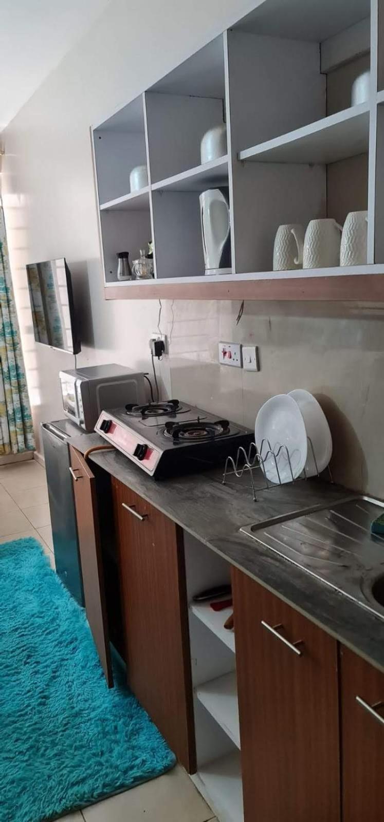 cozy studio apartment with pool view 5