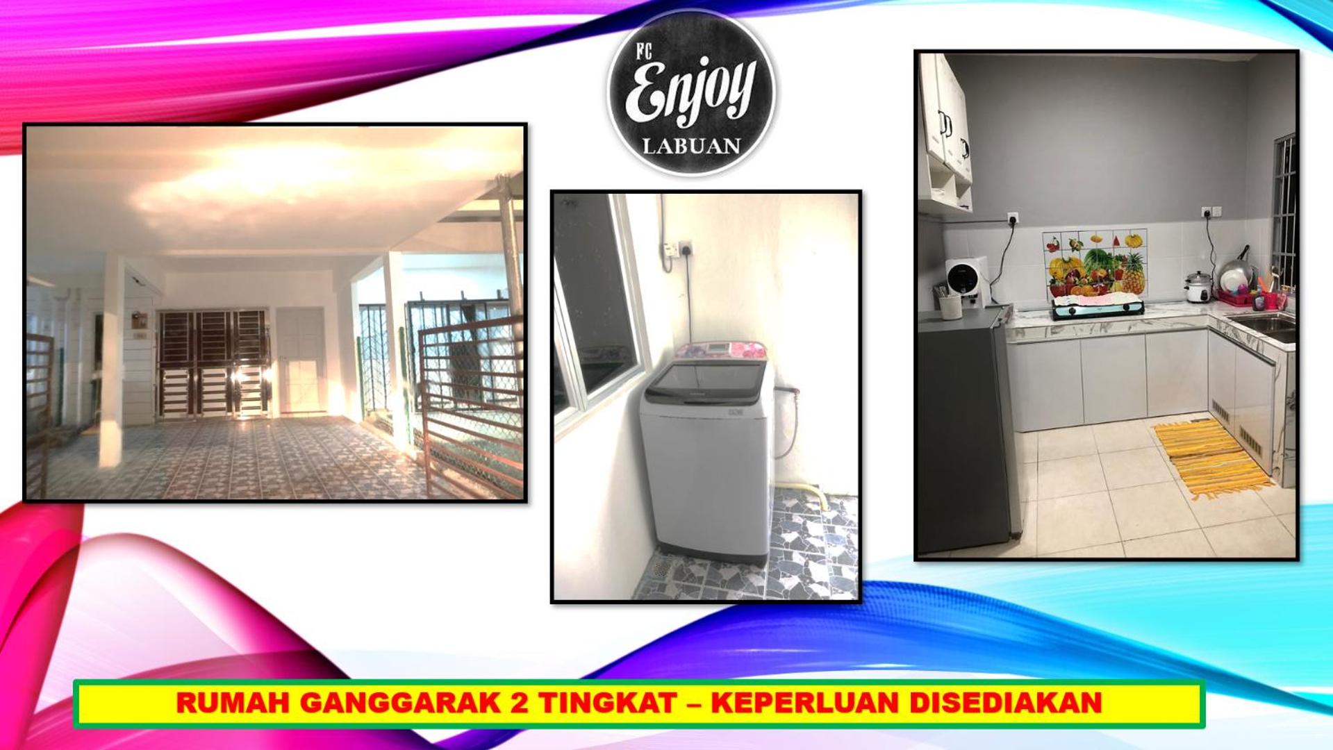 RUMAH MEWAH DS24 VVIP GANGGARAK PERMAI 2 TINGKAT WP Labuan photo 5