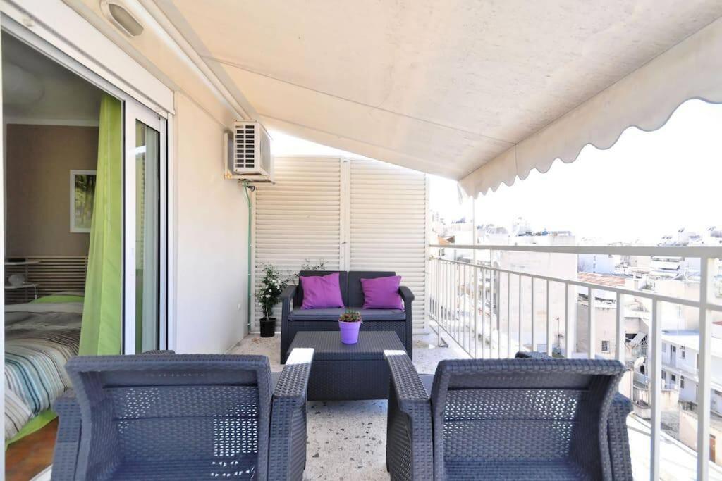 2 level apartment with terrace and Acropolis view