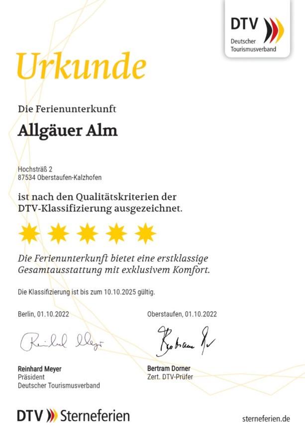 5 Sterne FeWo Allgäuer Alm mit Schwimmbad und Sauna