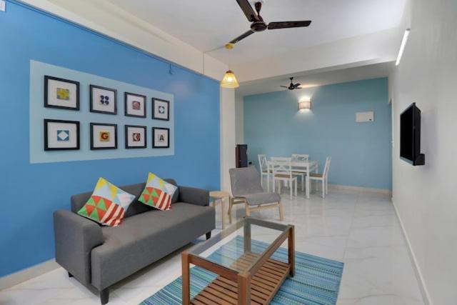 Luxury 2BHK Apartment near Calangute Baga beach with Pool