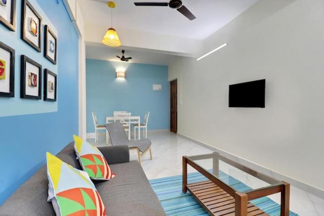 Luxury 2BHK Apartment near Calangute Baga beach with Pool