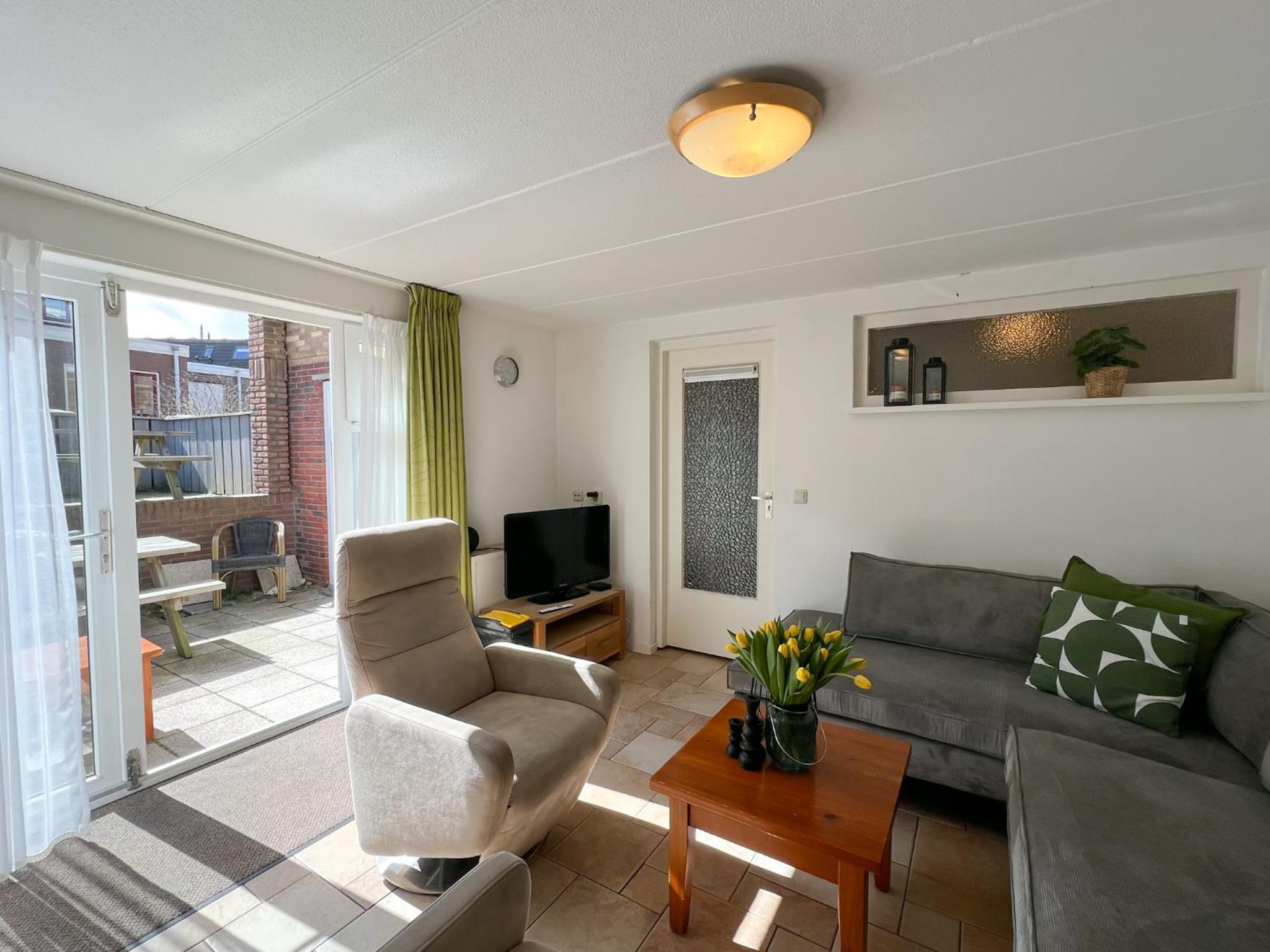 Gelijkvloers Vakantieappartement 150m van Strand Egmond aan Zee