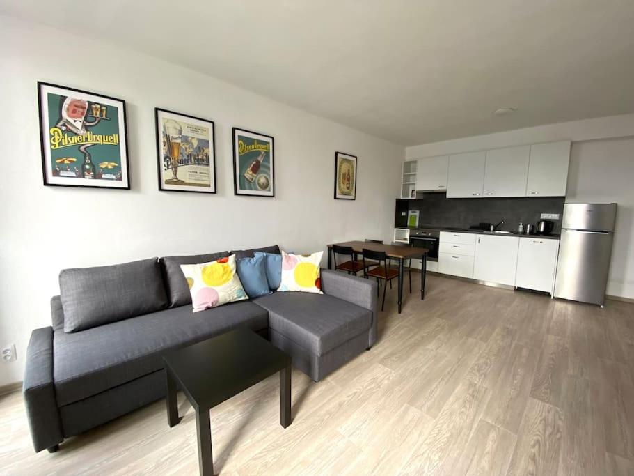 Two-room apartment with garage in the center