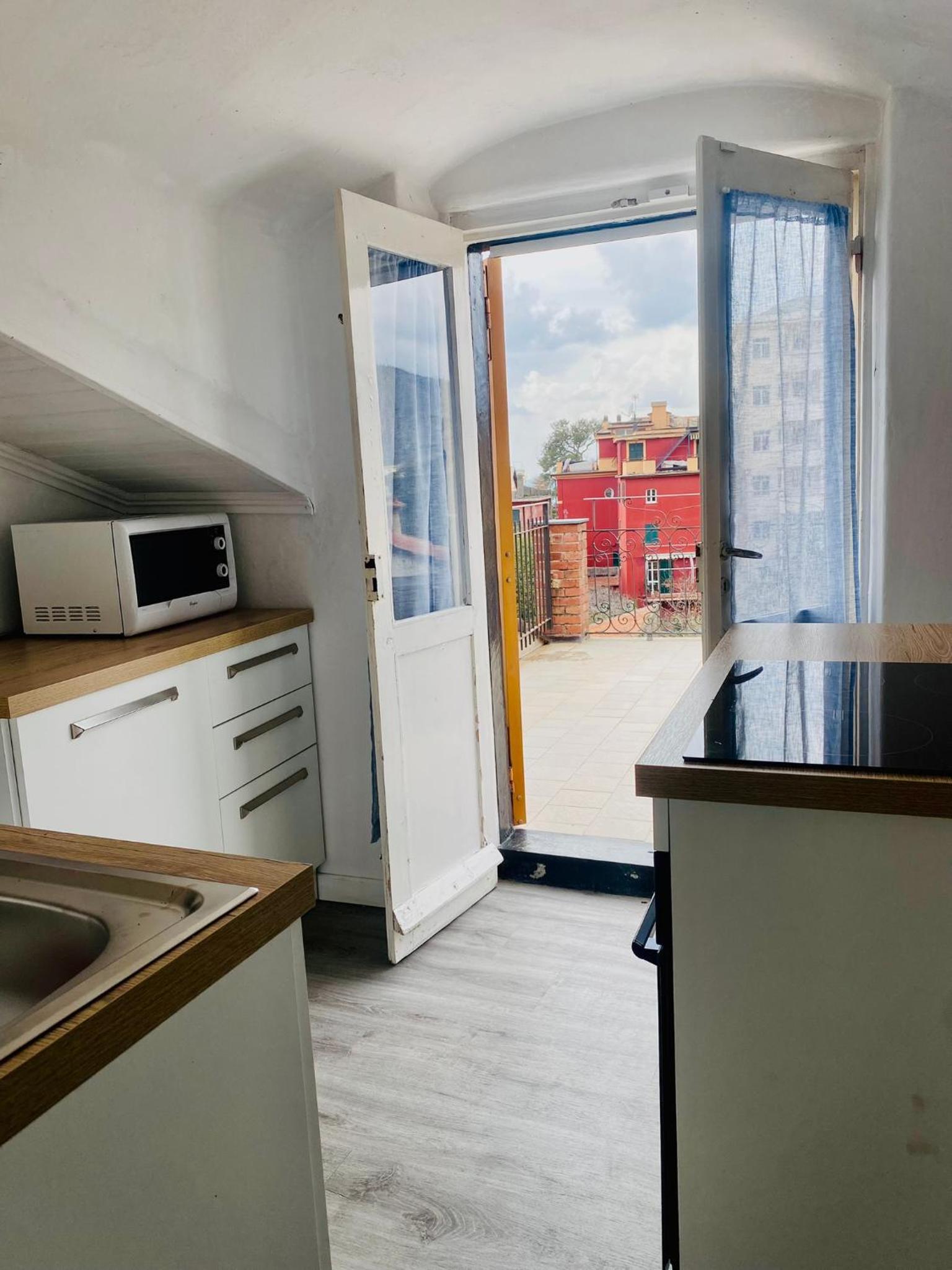 Mon Grenier en Sestri Levante — kitchen